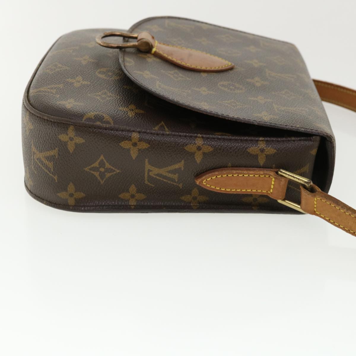 LOUIS VUITTON Monogram Saint Cloud GM Shoulder Bag M51242 LV Auth 36045