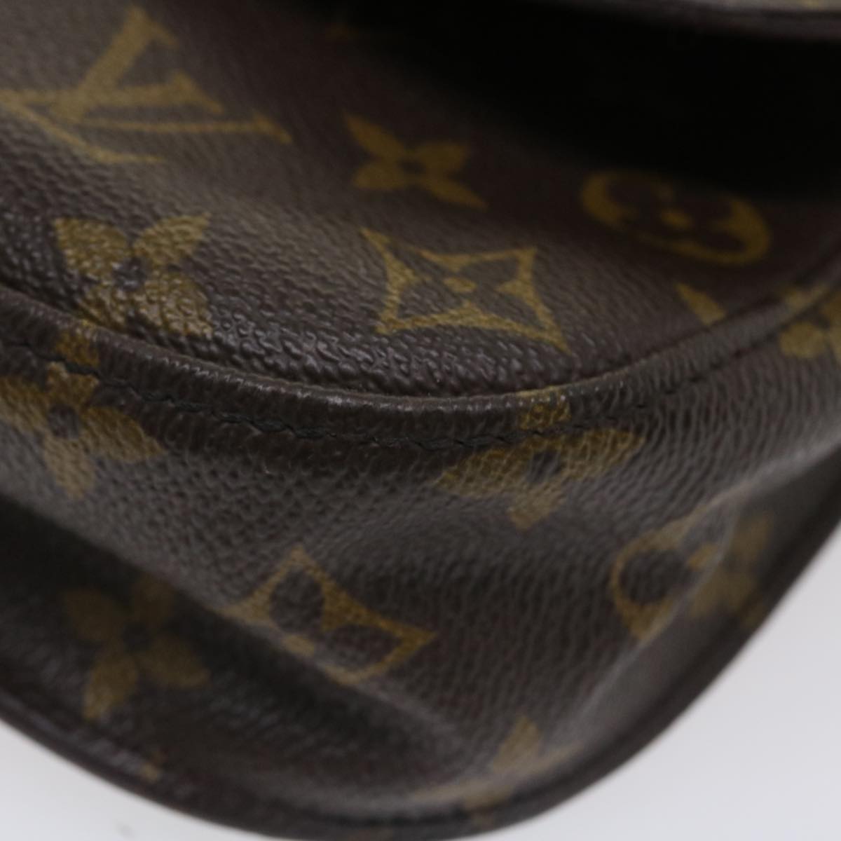 LOUIS VUITTON Monogram Saint Cloud MM Shoulder Bag M51243 LV Auth 36046