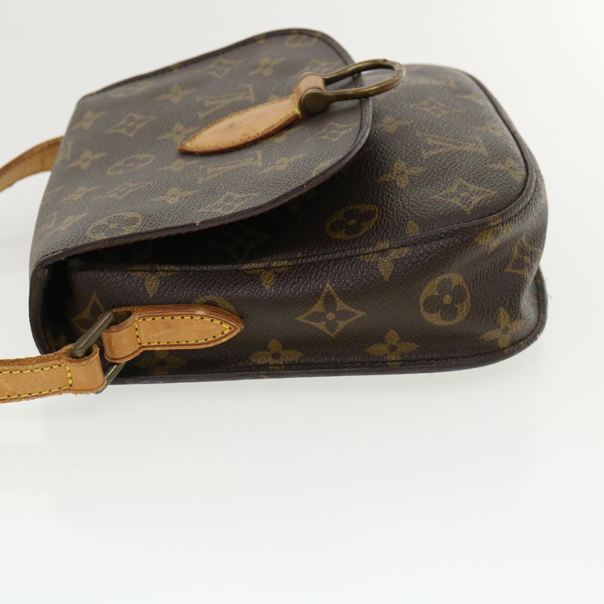 LOUIS VUITTON Monogram Saint Cloud MM Shoulder Bag M51243 LV Auth 36046