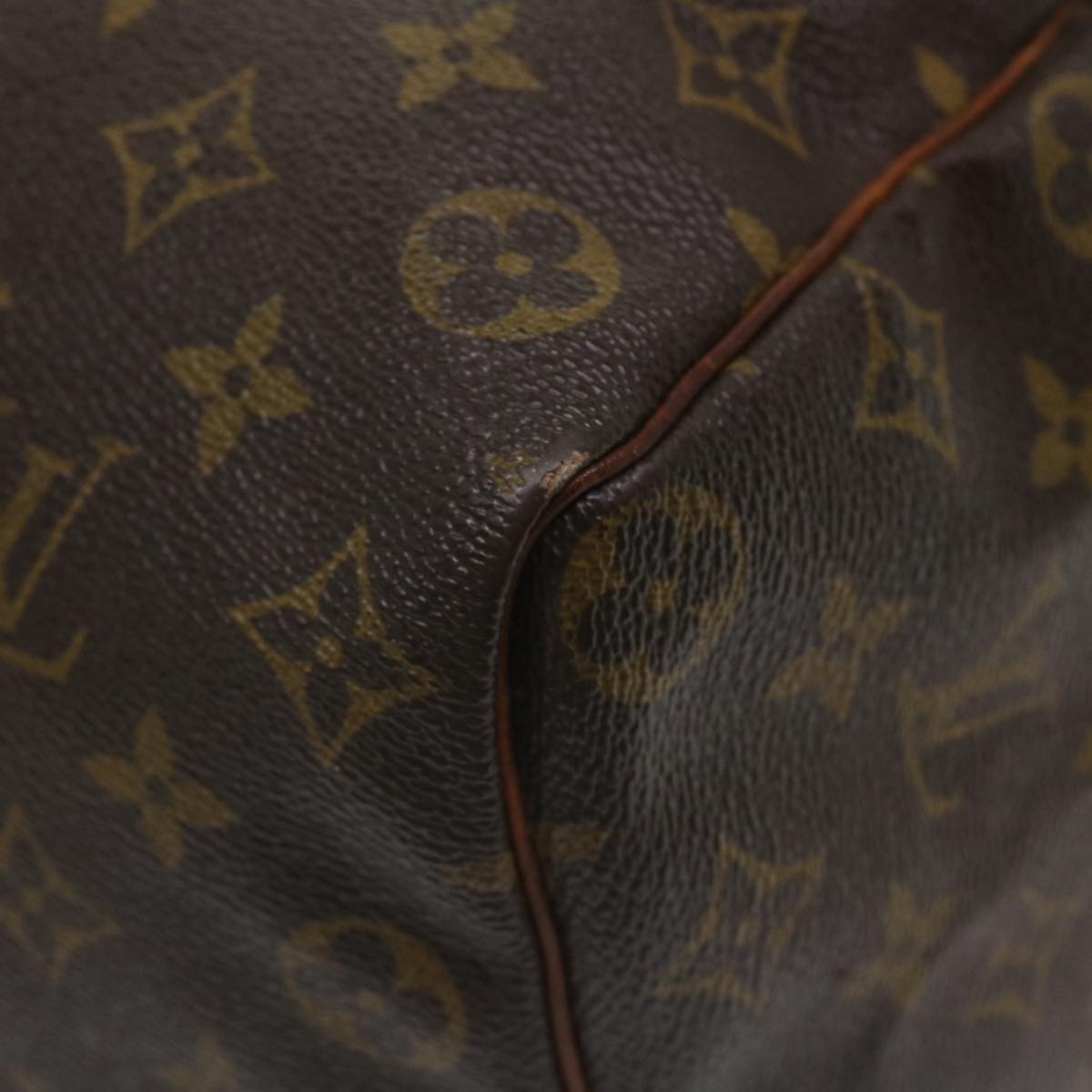 LOUIS VUITTON Monogram Speedy 35 Hand Bag M41524 LV Auth 36047