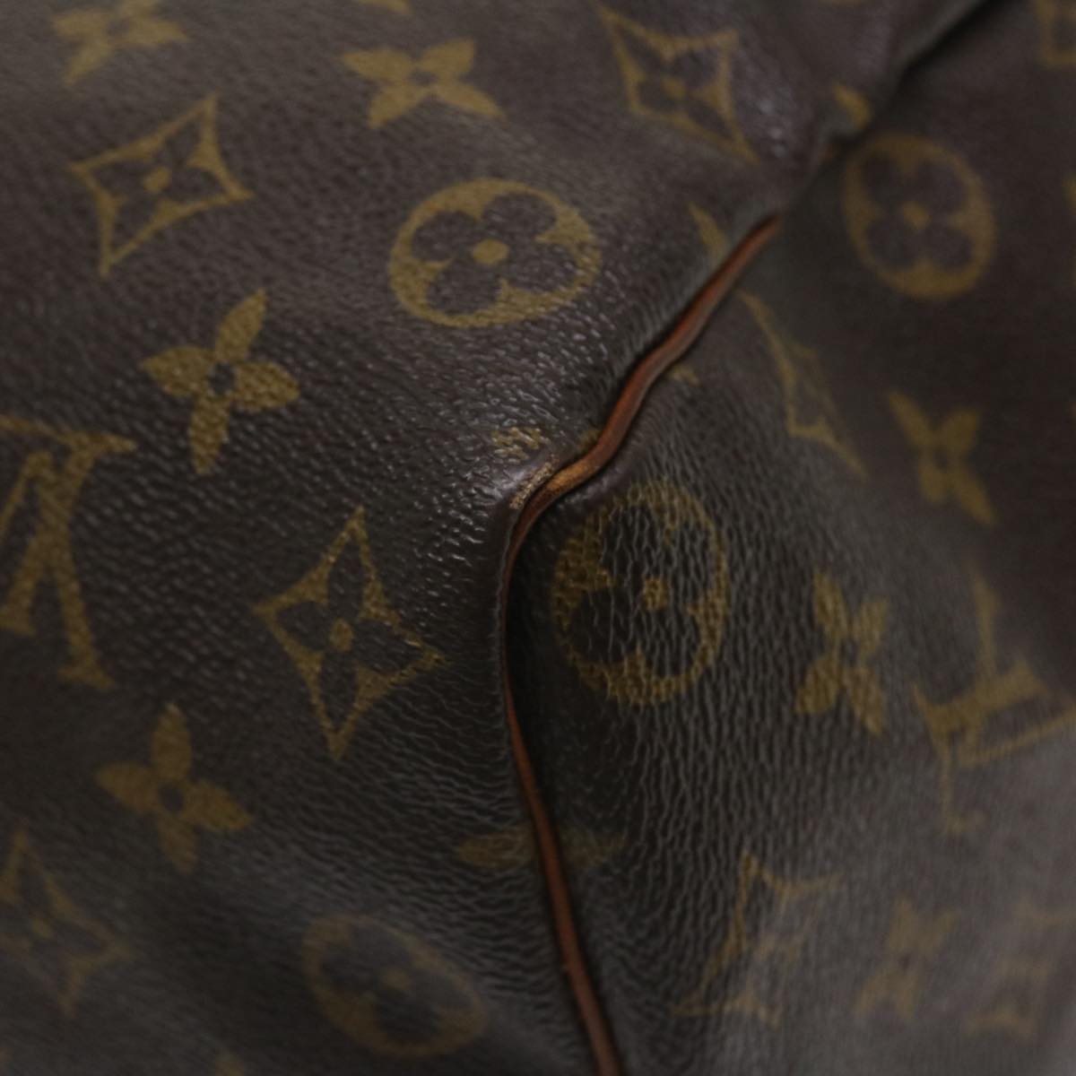 LOUIS VUITTON Monogram Speedy 35 Hand Bag M41524 LV Auth 36047