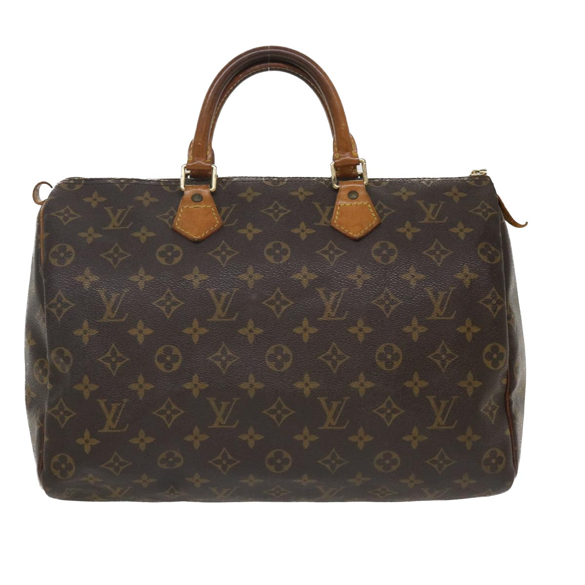 LOUIS VUITTON Monogram Speedy 35 Hand Bag M41524 LV Auth 36047