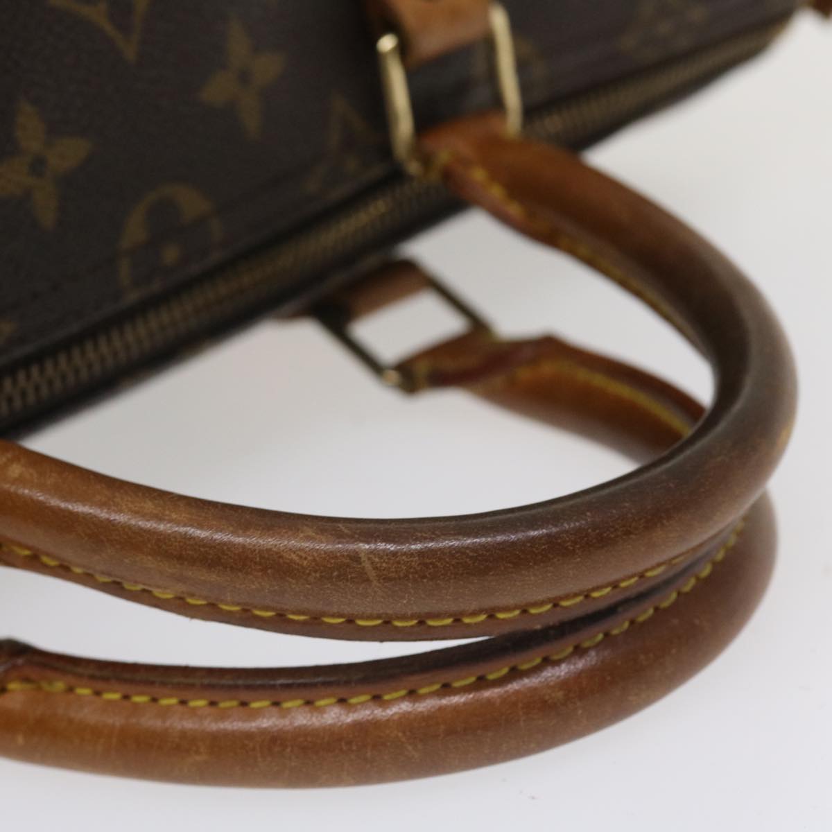 LOUIS VUITTON Monogram Speedy 35 Hand Bag M41524 LV Auth 36047