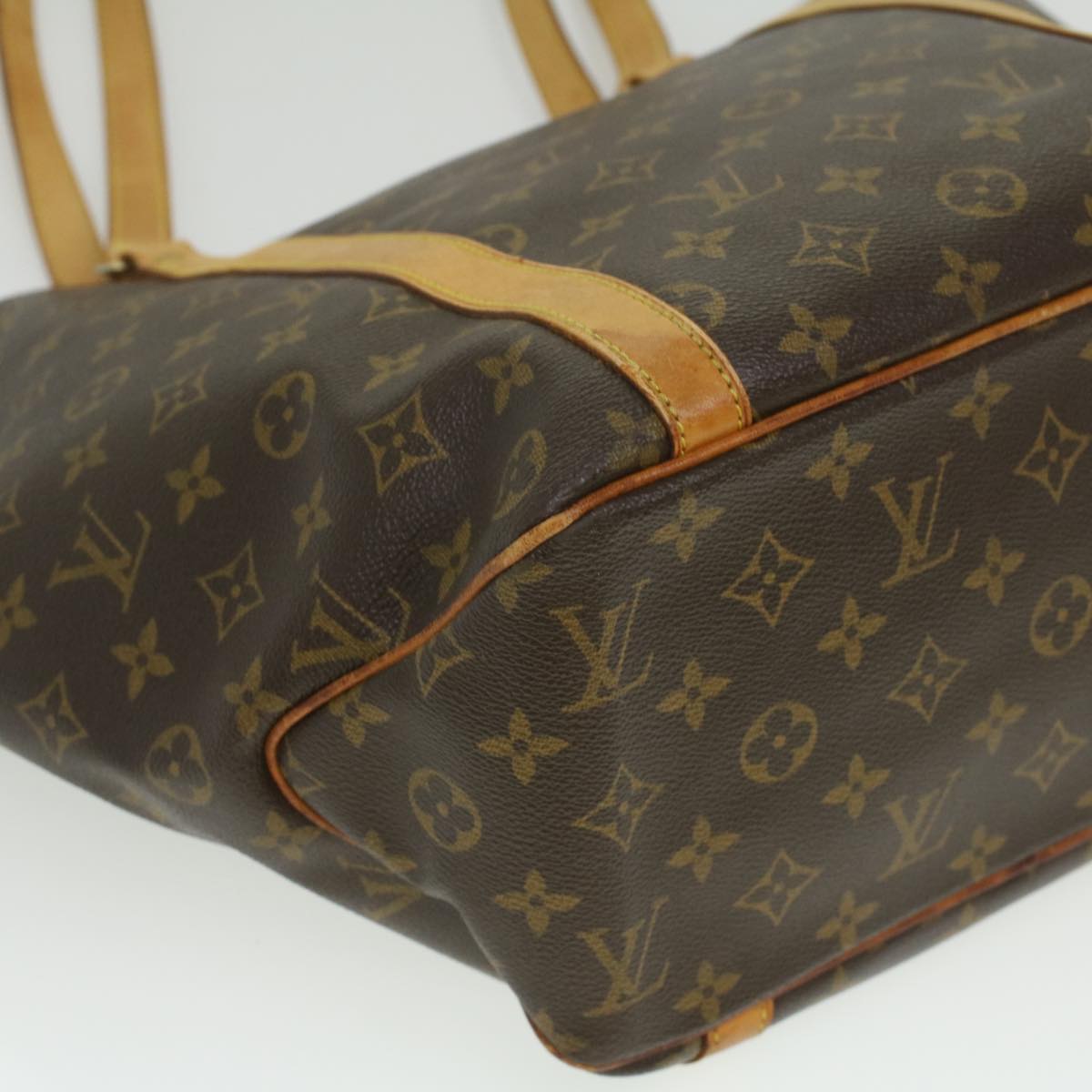 LOUIS VUITTON Monogram Sac Shopping Tote Bag M51108 LV Auth 36049