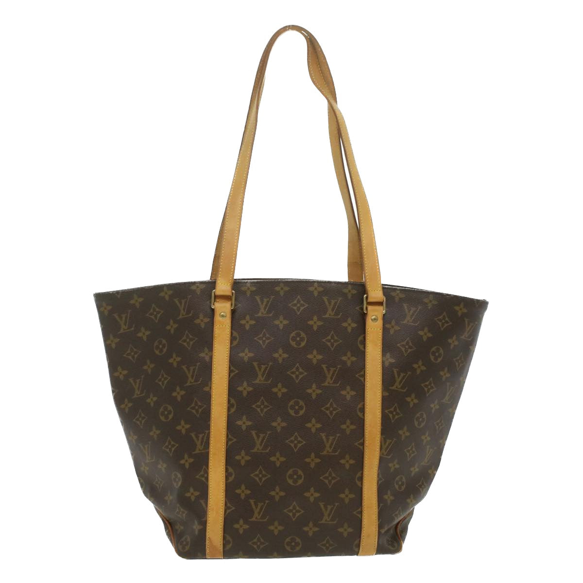 LOUIS VUITTON Monogram Sac Shopping Tote Bag M51108 LV Auth 36049