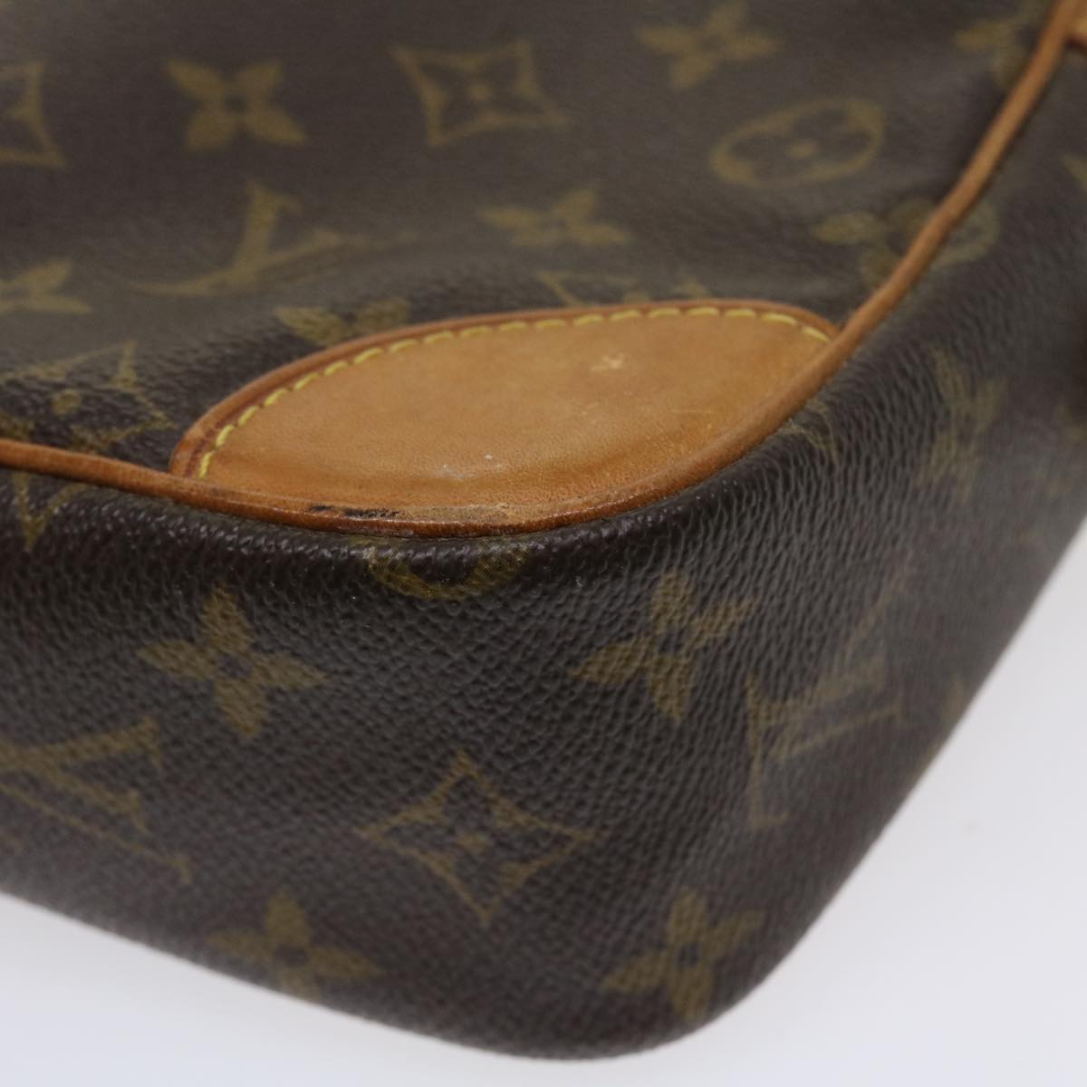 LOUIS VUITTON Monogram Compiegne 28 Clutch Bag M51845 LV Auth 36050