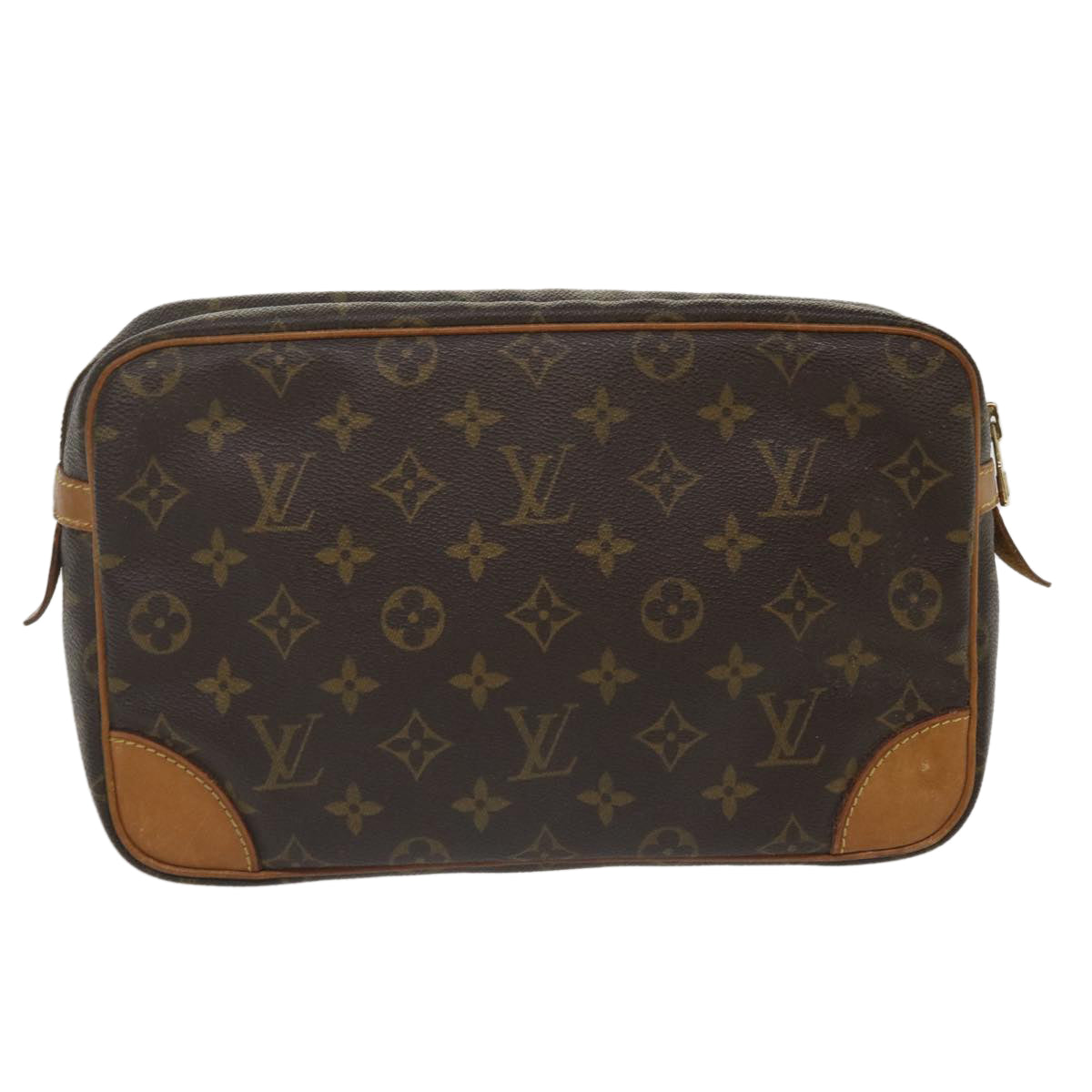 LOUIS VUITTON Monogram Compiegne 28 Clutch Bag M51845 LV Auth 36050 - 0