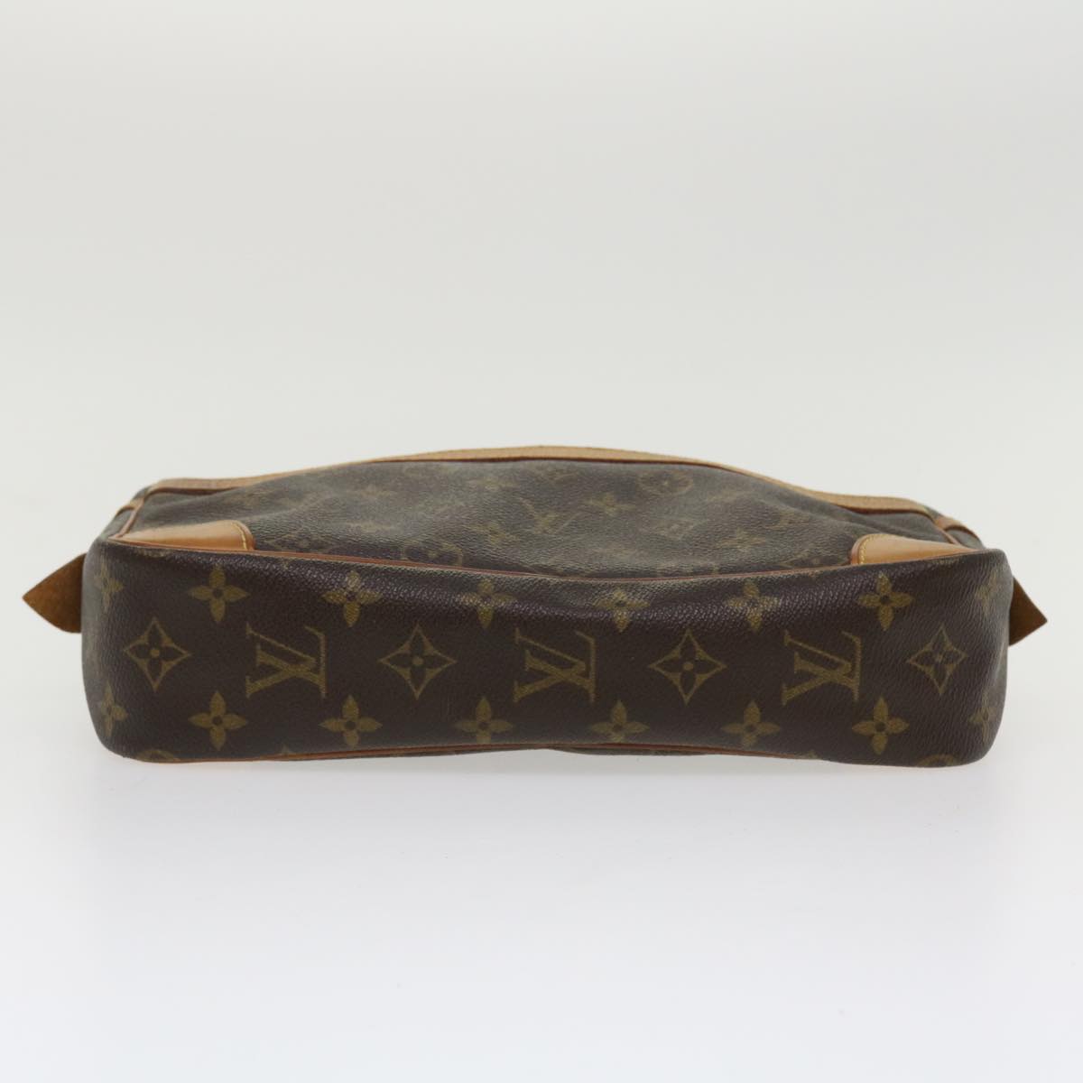 LOUIS VUITTON Monogram Compiegne 28 Clutch Bag M51845 LV Auth 36050