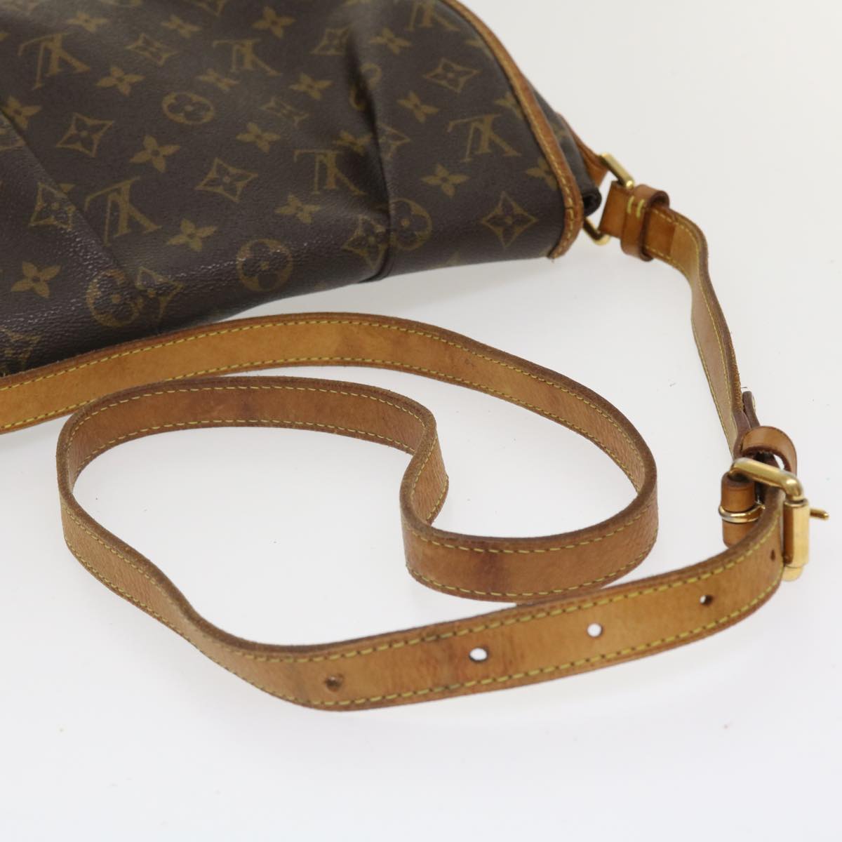 LOUIS VUITTON Monogram Menilmontant PM Shoulder Bag M40474 LV Auth 36053