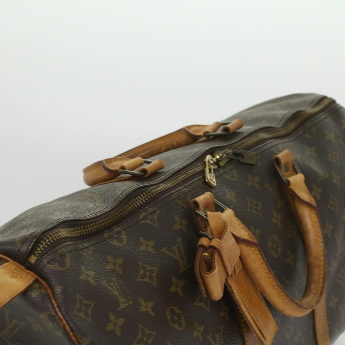 LOUIS VUITTON Monogram Keepall 50 Boston Bag M41426 LV Auth 36069