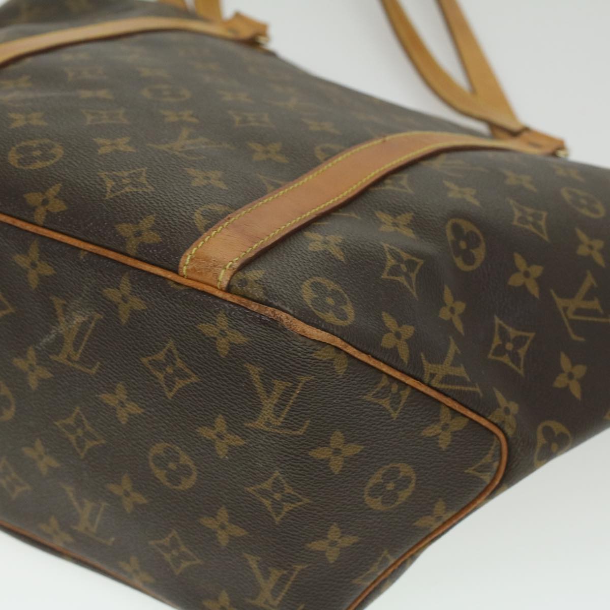 LOUIS VUITTON Monogram Sac Shopping Tote Bag M51108 LV Auth 36070