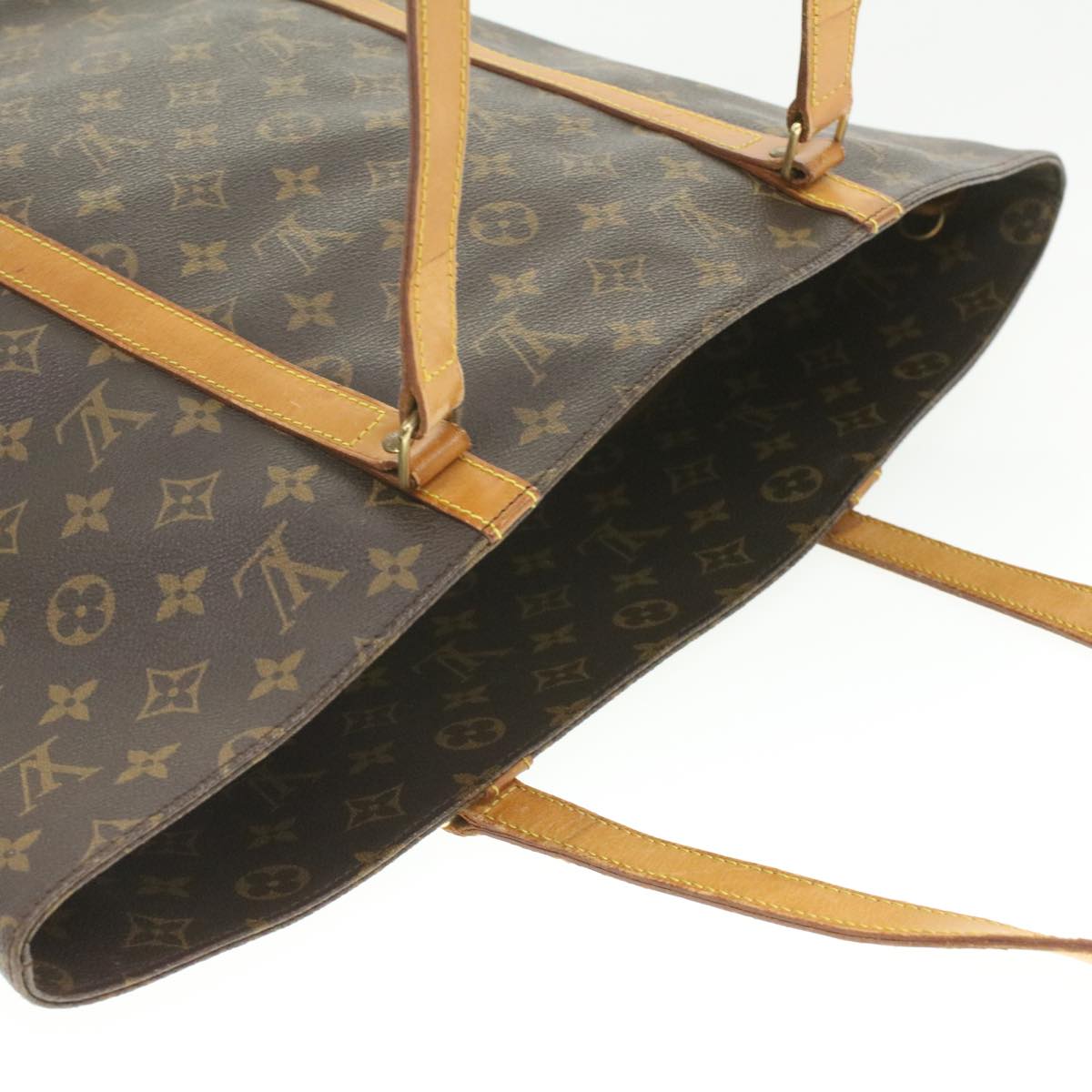 LOUIS VUITTON Monogram Sac Shopping Tote Bag M51108 LV Auth 36070