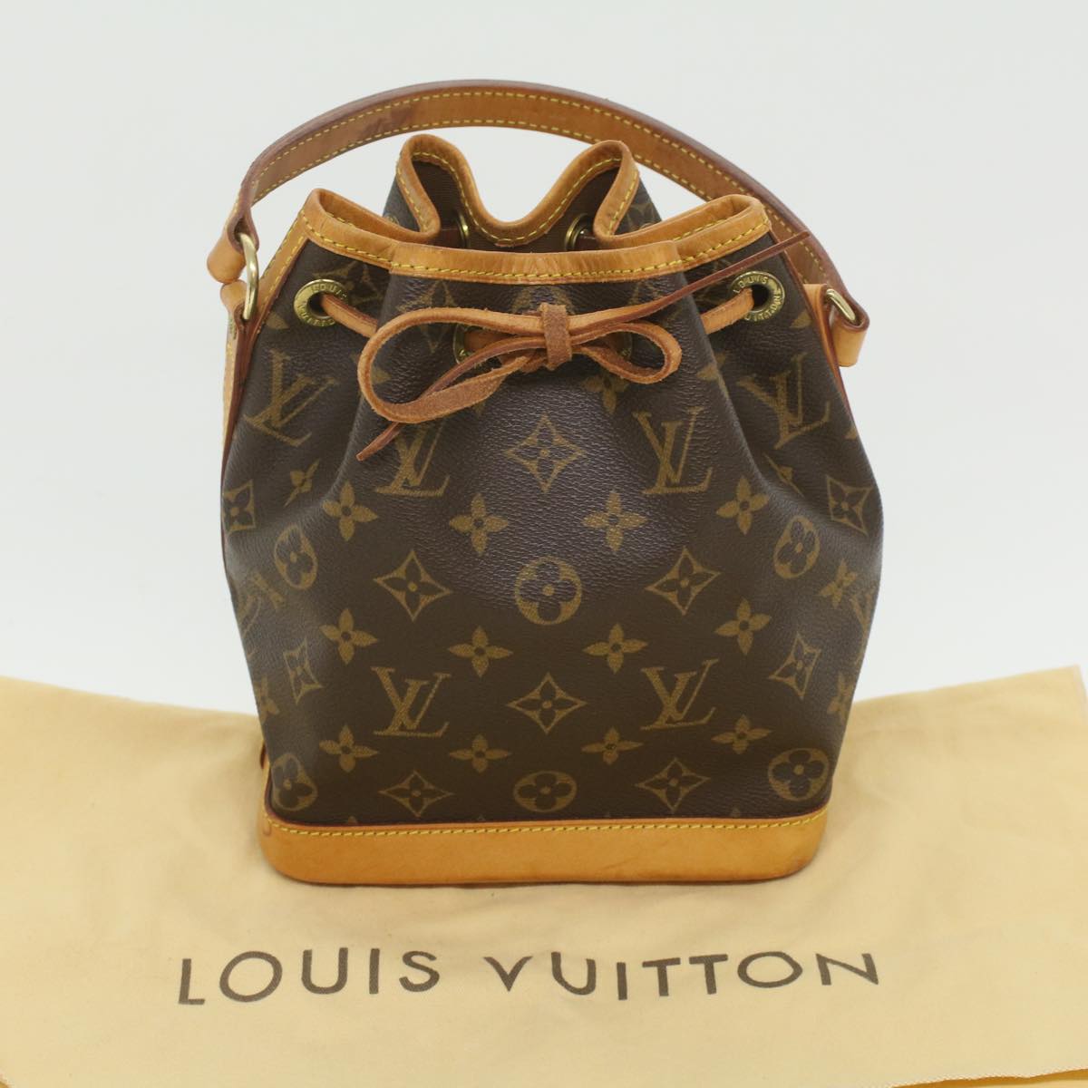 LOUIS VUITTON Monogram Mini Noe Hand Bag M42227 LV Auth 36084