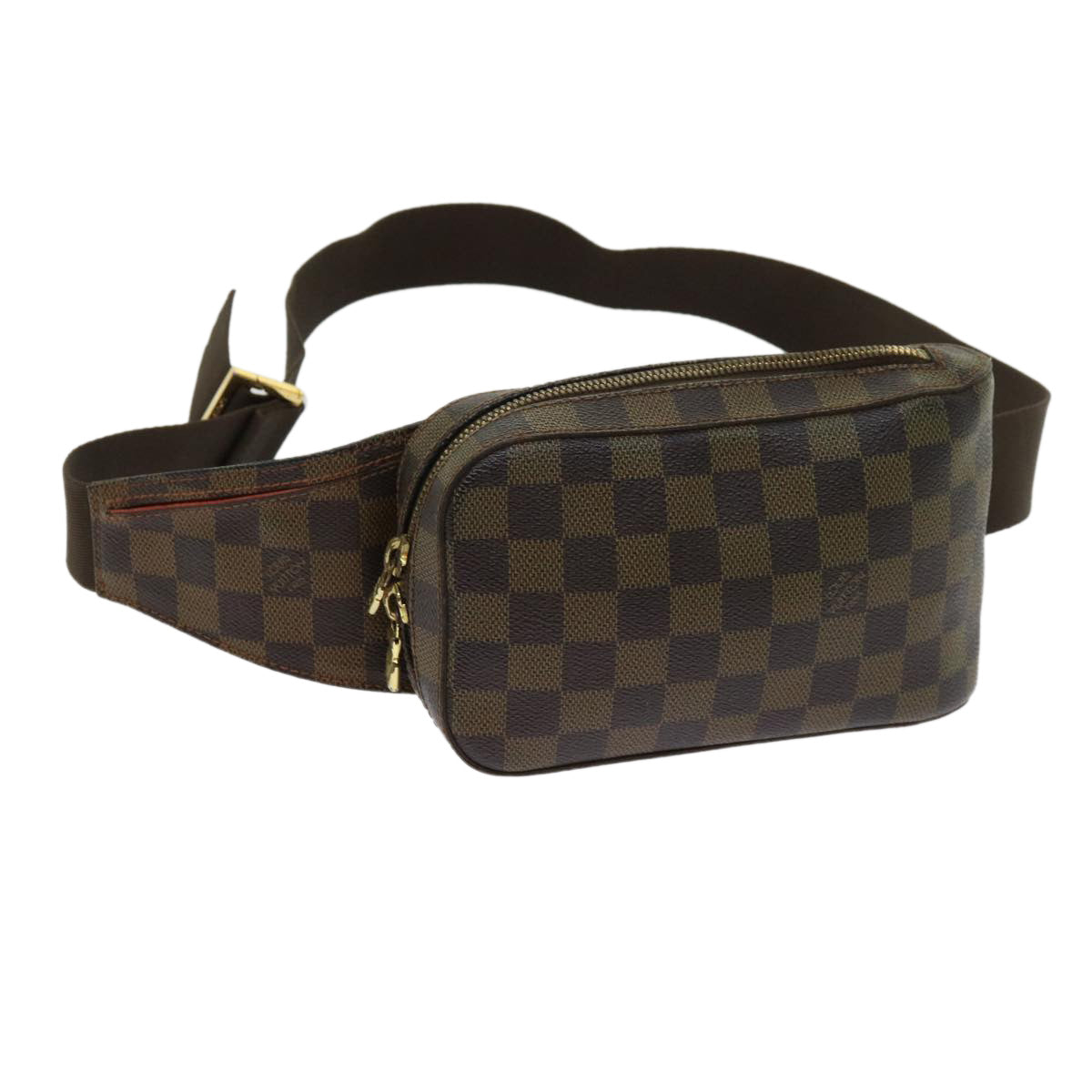 LOUIS VUITTON Damier Ebene Geronimos Shoulder Bag N51994 LV Auth 36095