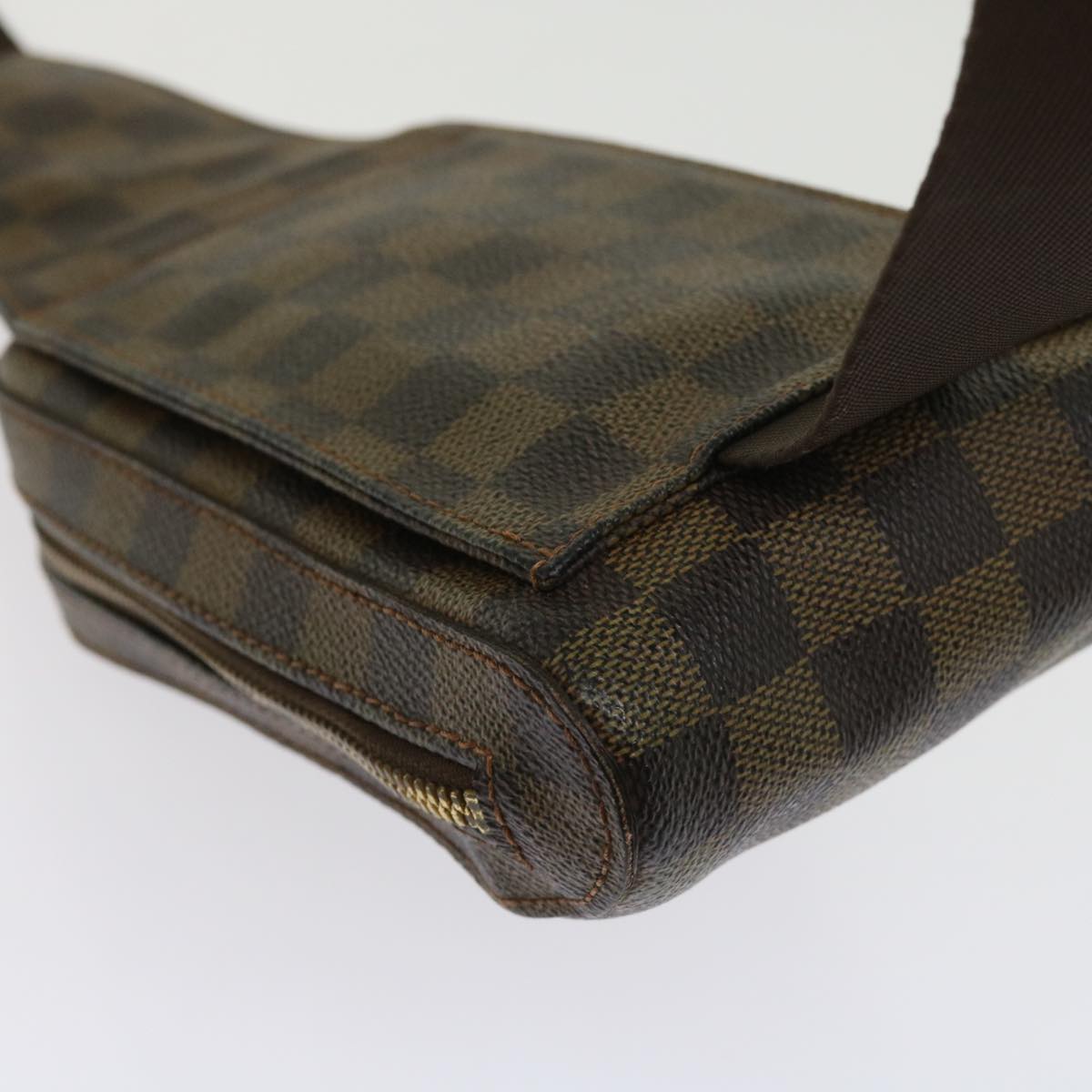 LOUIS VUITTON Damier Ebene Geronimos Shoulder Bag N51994 LV Auth 36095