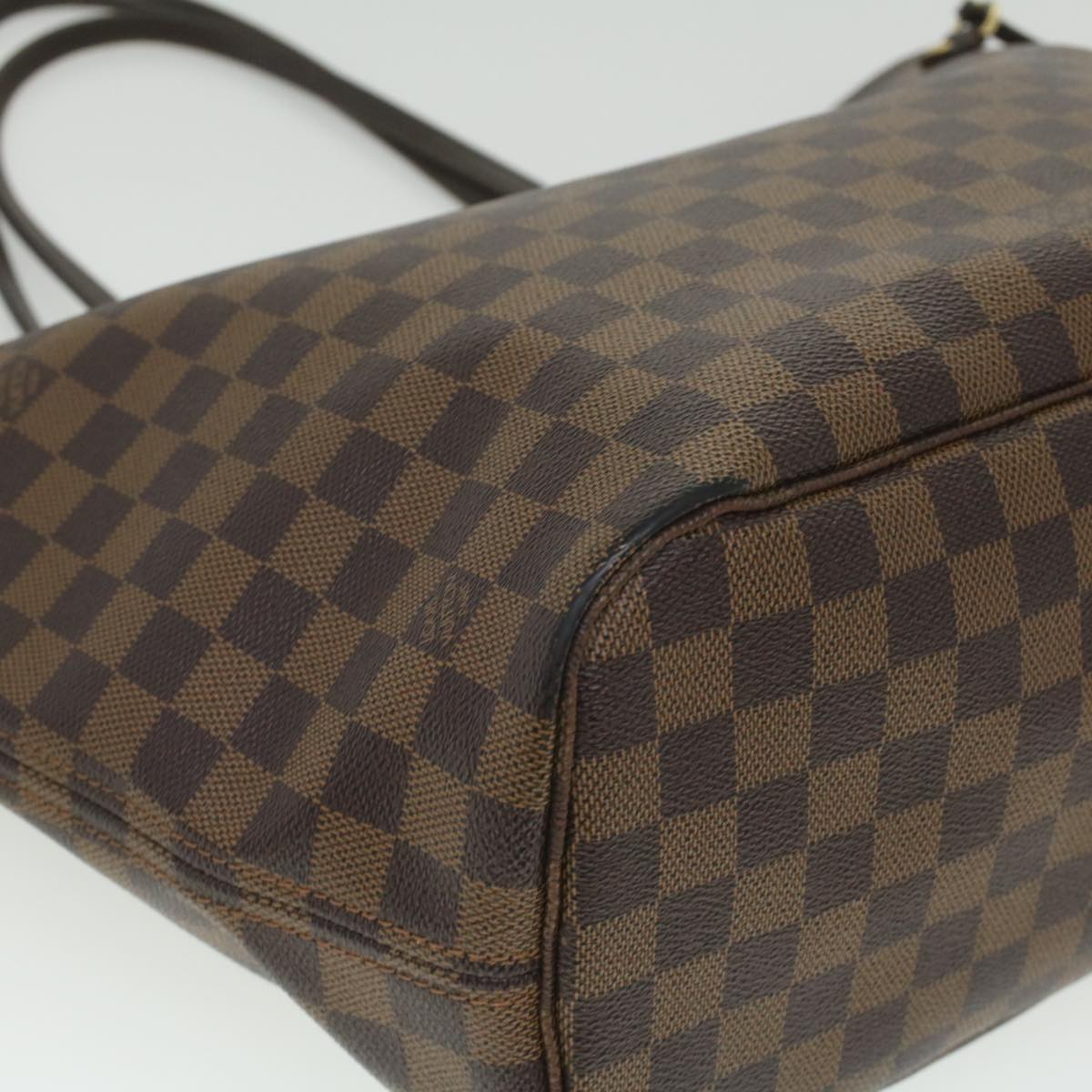 LOUIS VUITTON Damier Ebene Neverfull MM Tote Bag N51105 LV Auth 36107