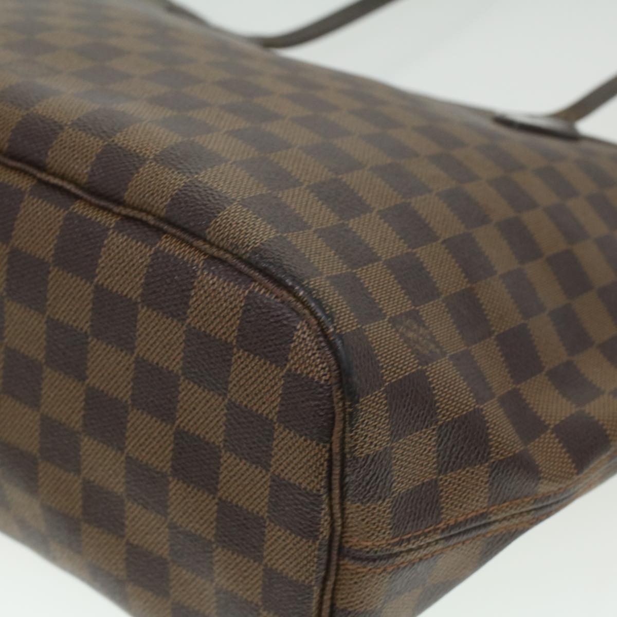 LOUIS VUITTON Damier Ebene Neverfull MM Tote Bag N51105 LV Auth 36107