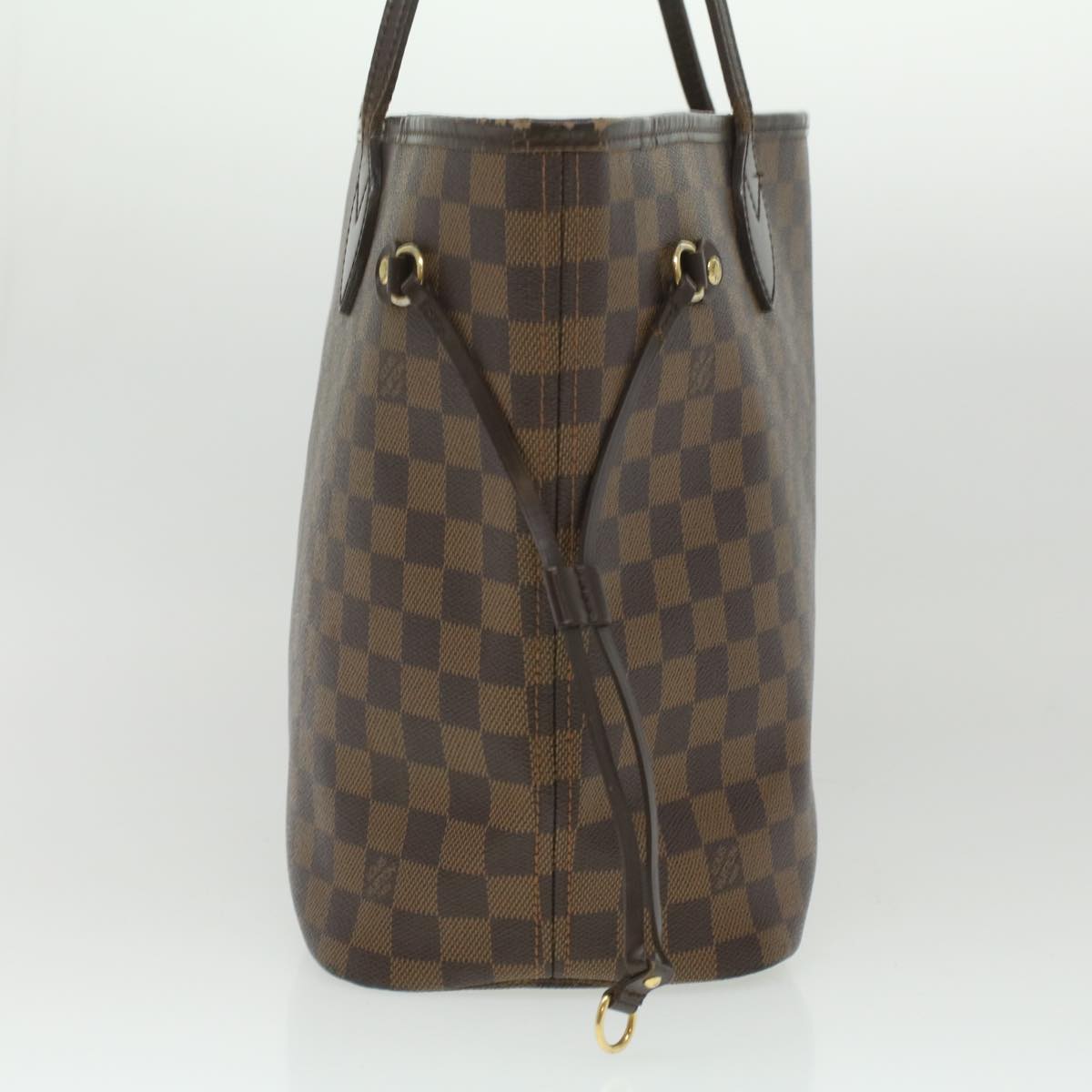 LOUIS VUITTON Damier Ebene Neverfull MM Tote Bag N51105 LV Auth 36107