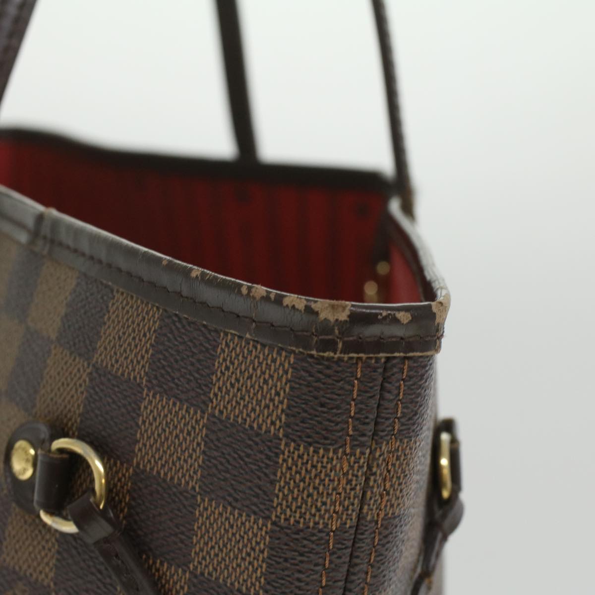 LOUIS VUITTON Damier Ebene Neverfull MM Tote Bag N51105 LV Auth 36107