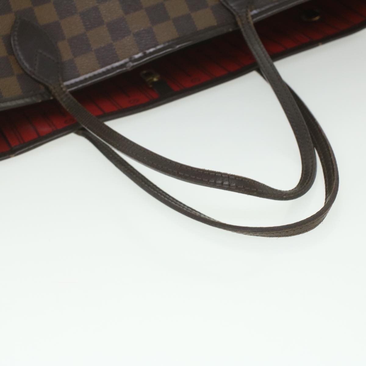 LOUIS VUITTON Damier Ebene Neverfull MM Tote Bag N51105 LV Auth 36107