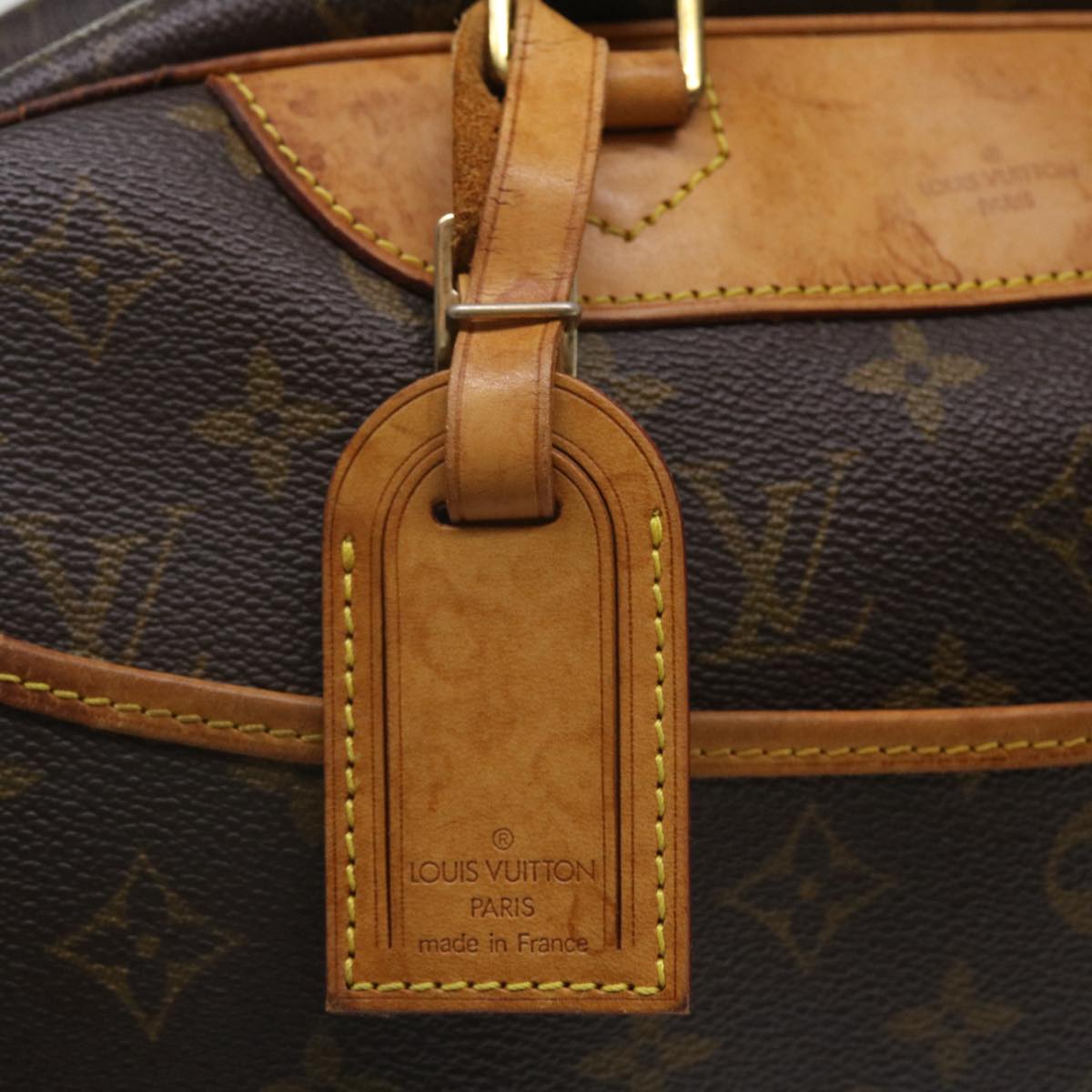 LOUIS VUITTON Monogram Deauville Hand Bag M47270 LV Auth 36110