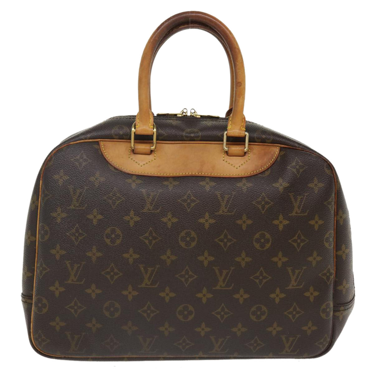 LOUIS VUITTON Monogram Deauville Hand Bag M47270 LV Auth 36110