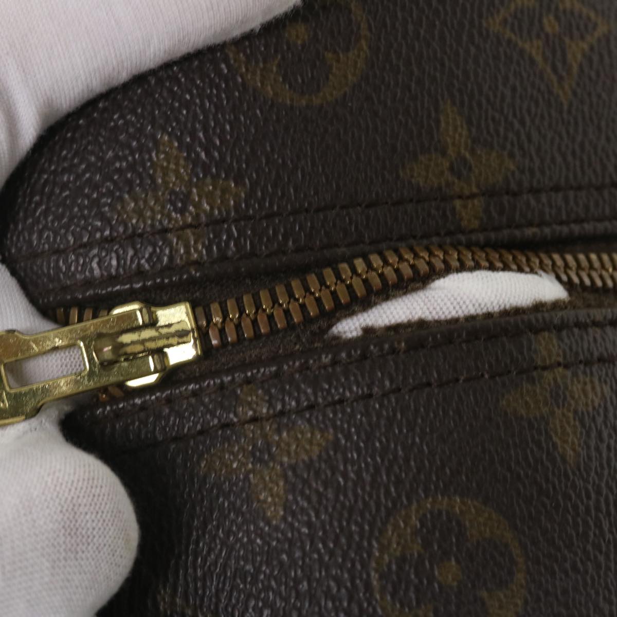 LOUIS VUITTON Monogram Deauville Hand Bag M47270 LV Auth 36110