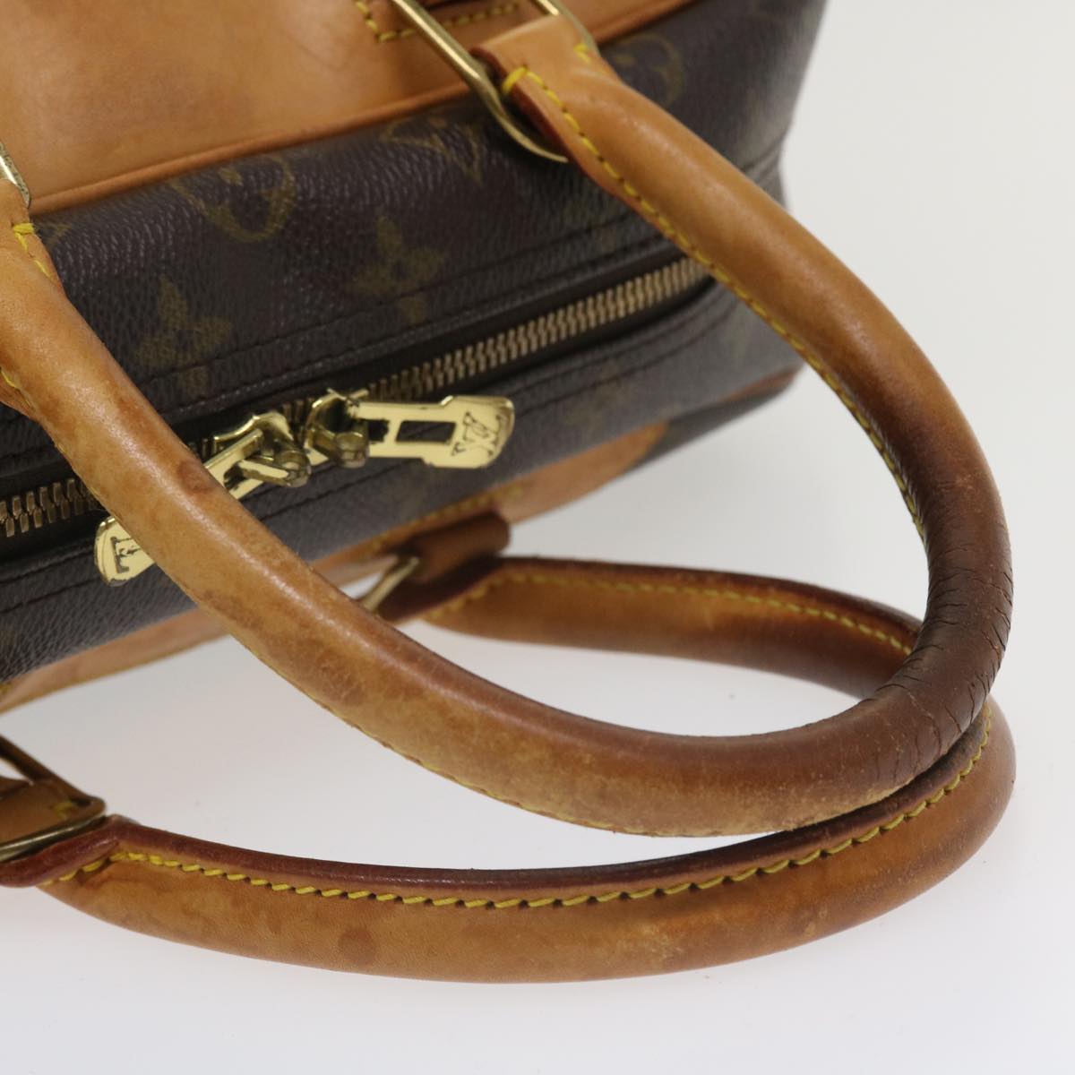 LOUIS VUITTON Monogram Deauville Hand Bag M47270 LV Auth 36110