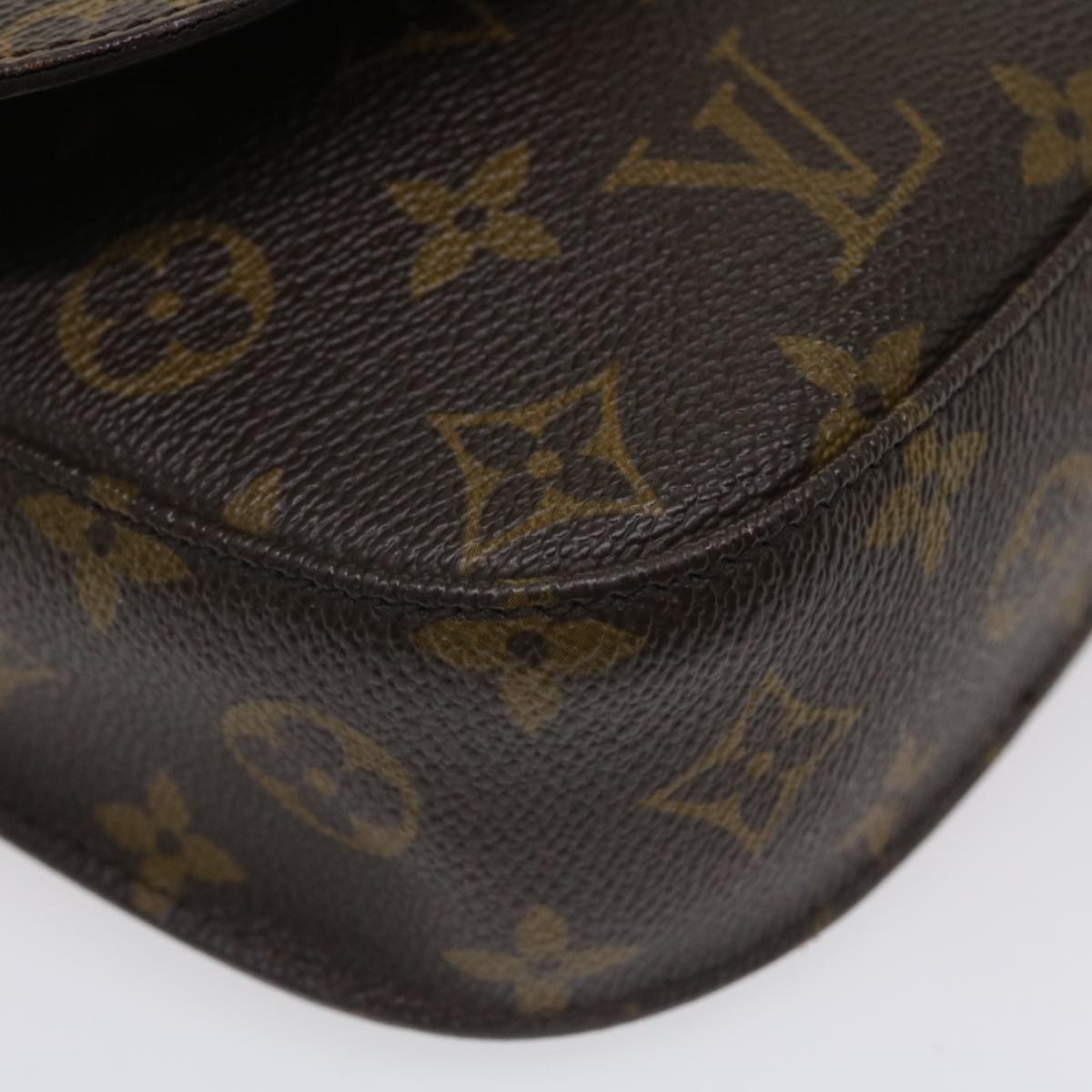 LOUIS VUITTON Monogram Saint Cloud MM Shoulder Bag M51243 LV Auth 36114