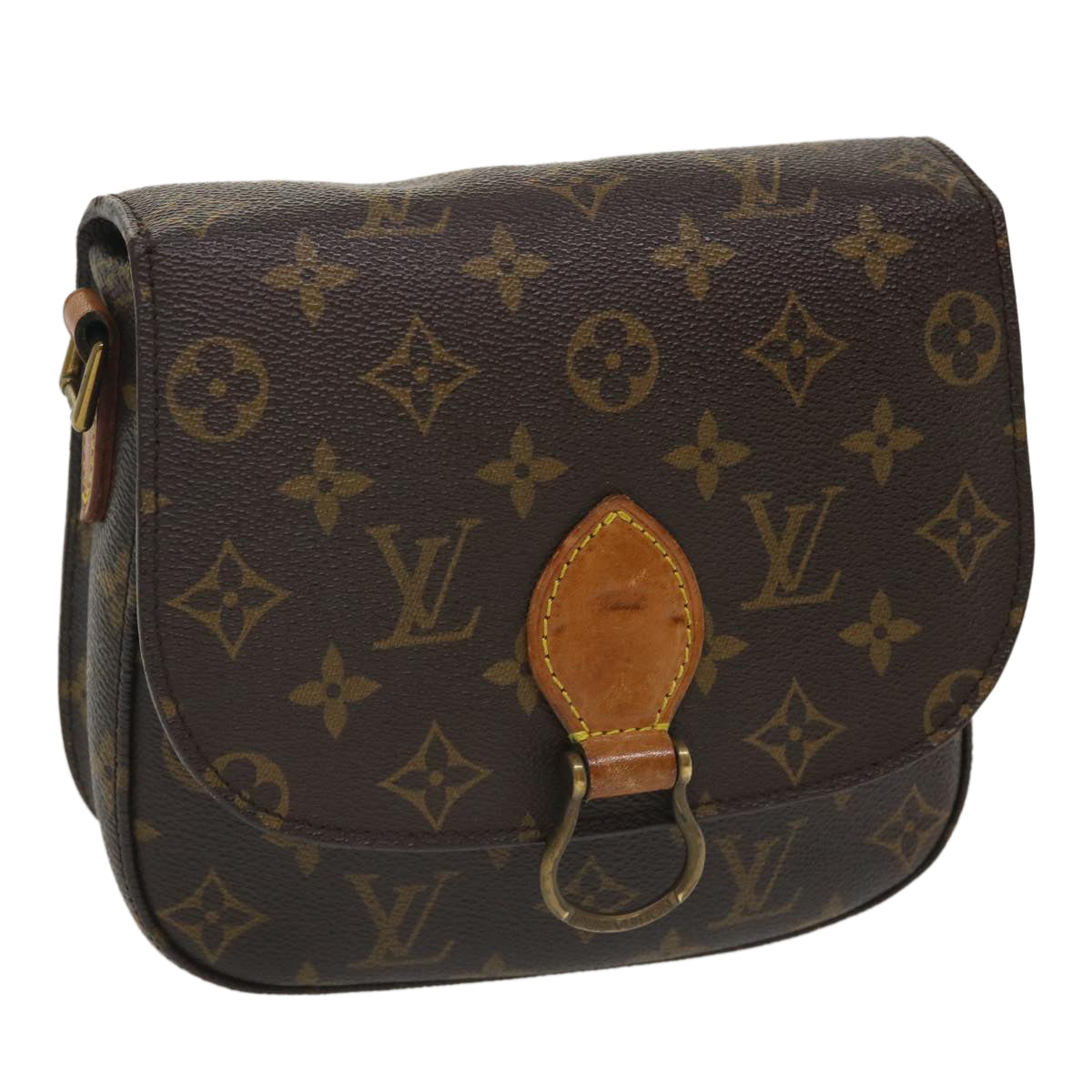 LOUIS VUITTON Monogram Saint Cloud MM Shoulder Bag M51243 LV Auth 36114