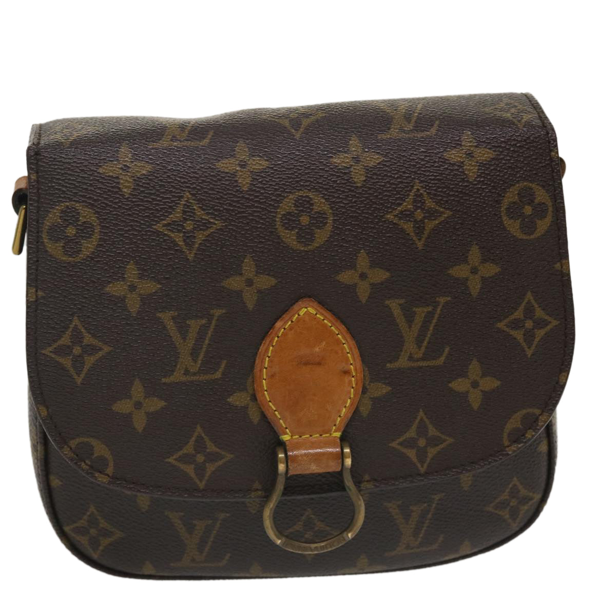 LOUIS VUITTON Monogram Saint Cloud MM Shoulder Bag M51243 LV Auth 36114