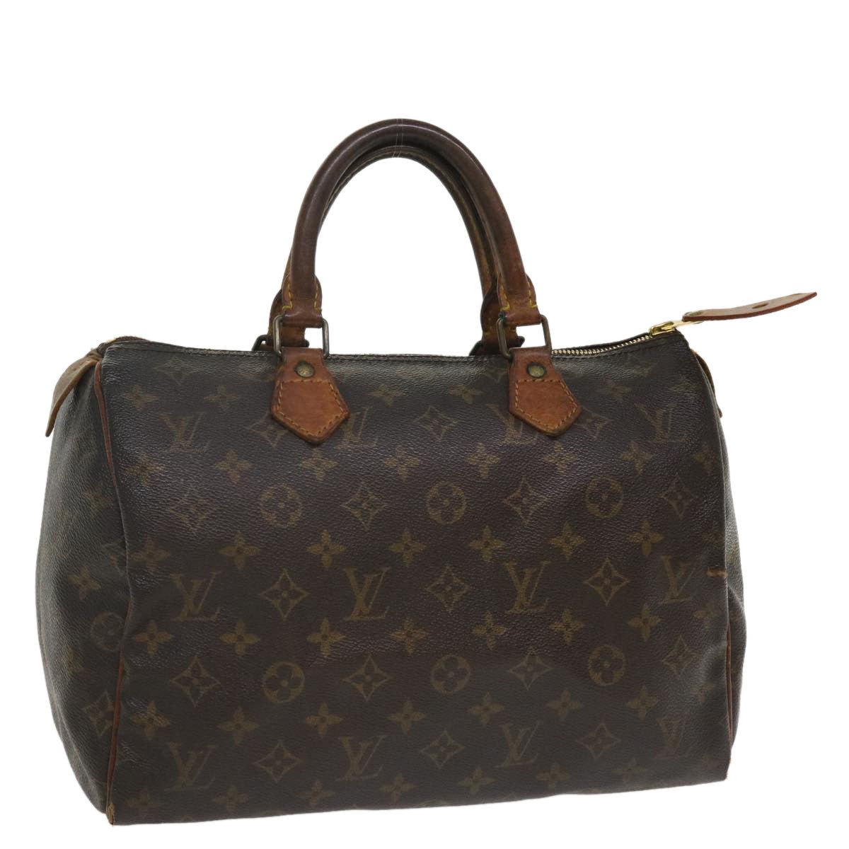 LOUIS VUITTON Monogram Speedy 30 Hand Bag M41526 LV Auth 36115