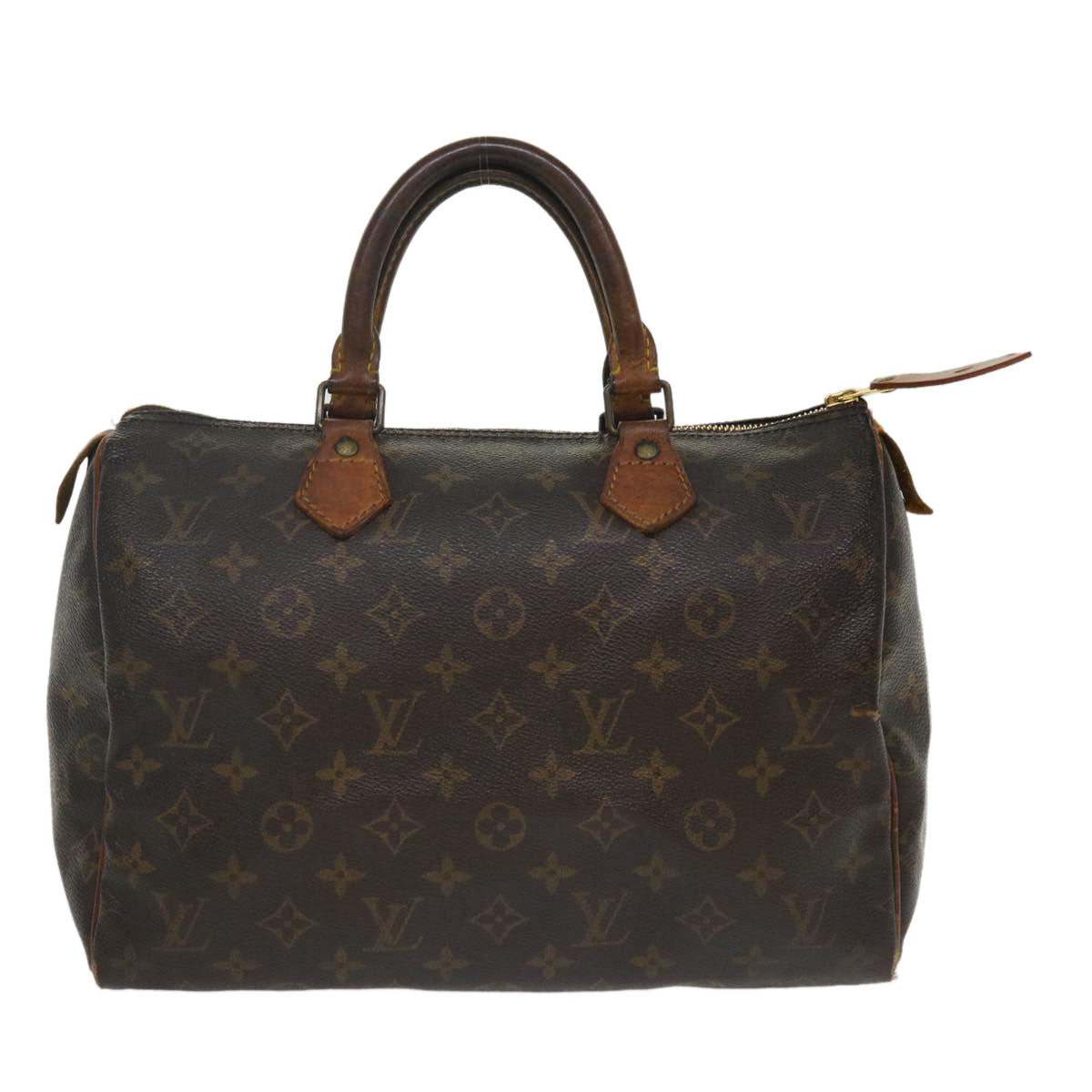 LOUIS VUITTON Monogram Speedy 30 Hand Bag M41526 LV Auth 36115