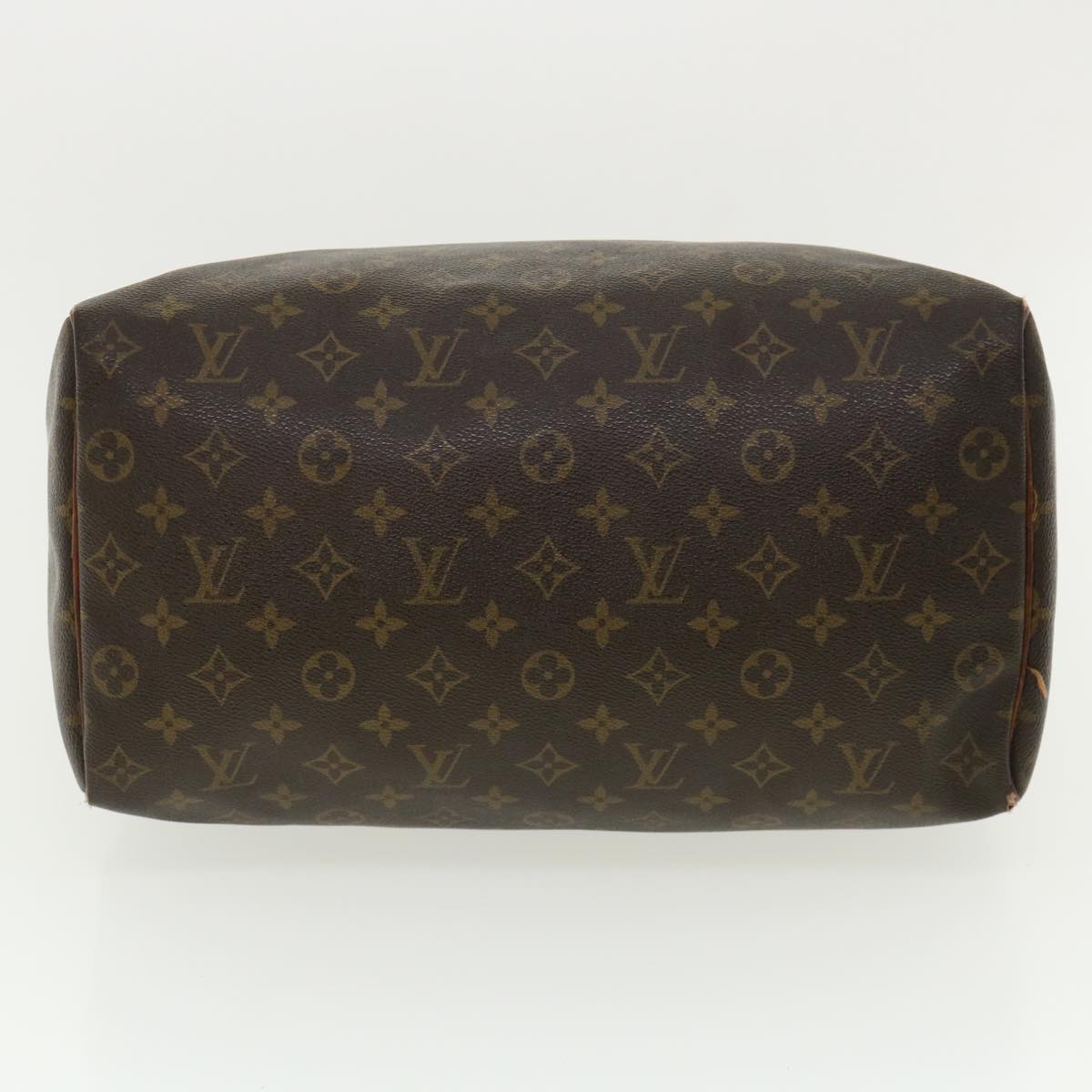 LOUIS VUITTON Monogram Speedy 35 Hand Bag M41524 LV Auth 36116