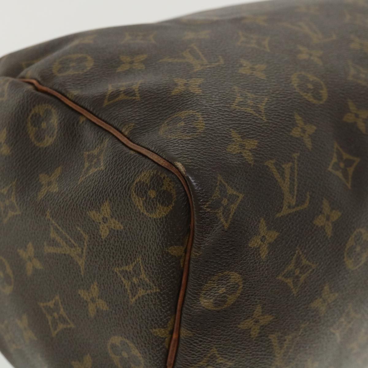 LOUIS VUITTON Monogram Speedy 35 Hand Bag M41524 LV Auth 36116