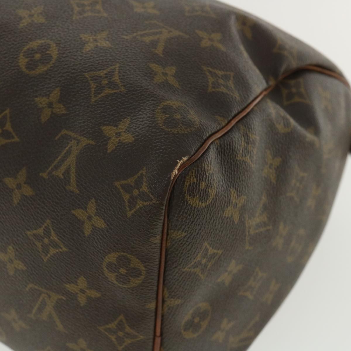 LOUIS VUITTON Monogram Speedy 35 Hand Bag M41524 LV Auth 36116