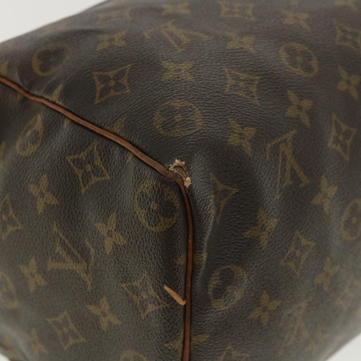 LOUIS VUITTON Monogram Speedy 35 Hand Bag M41524 LV Auth 36116