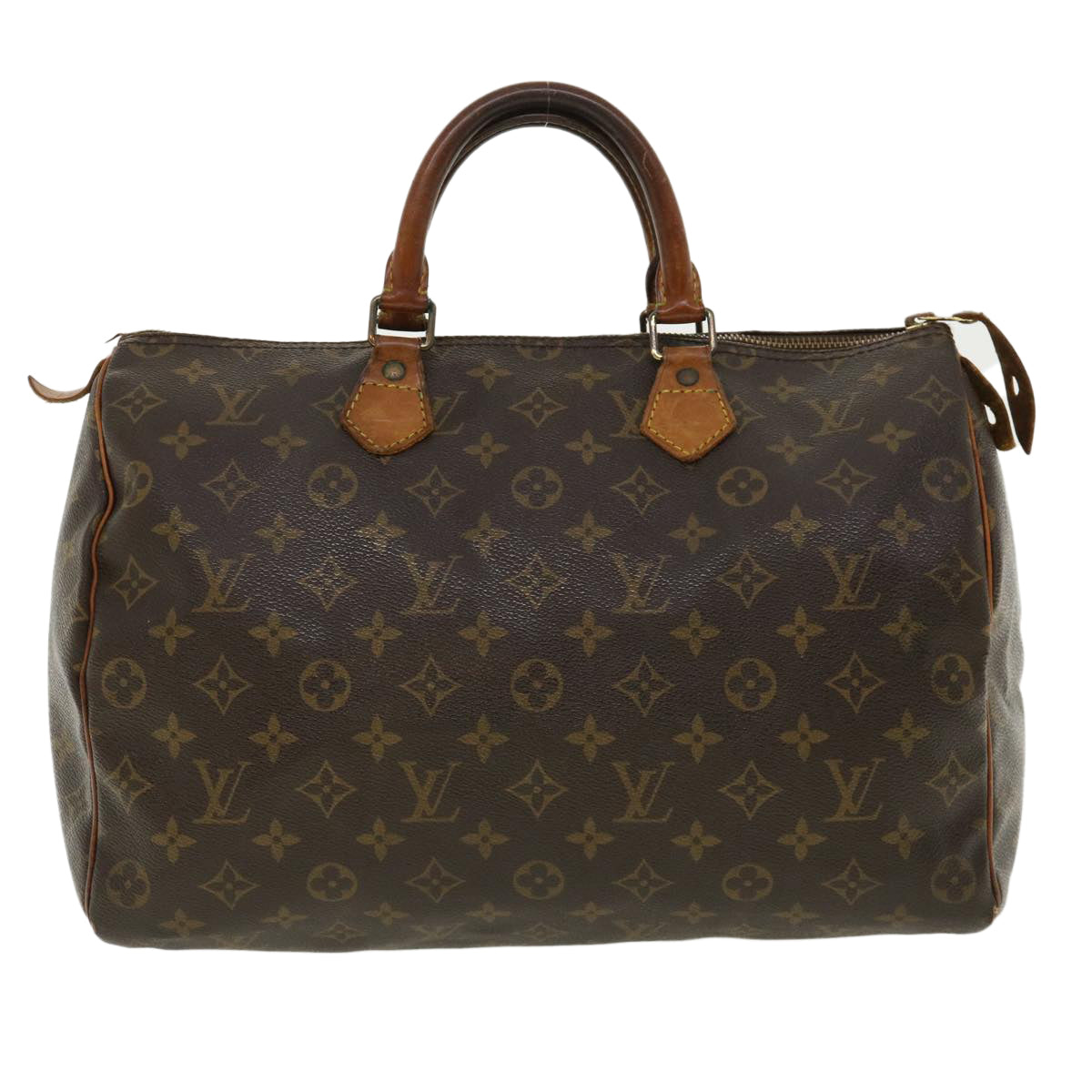 LOUIS VUITTON Monogram Speedy 35 Hand Bag M41524 LV Auth 36116