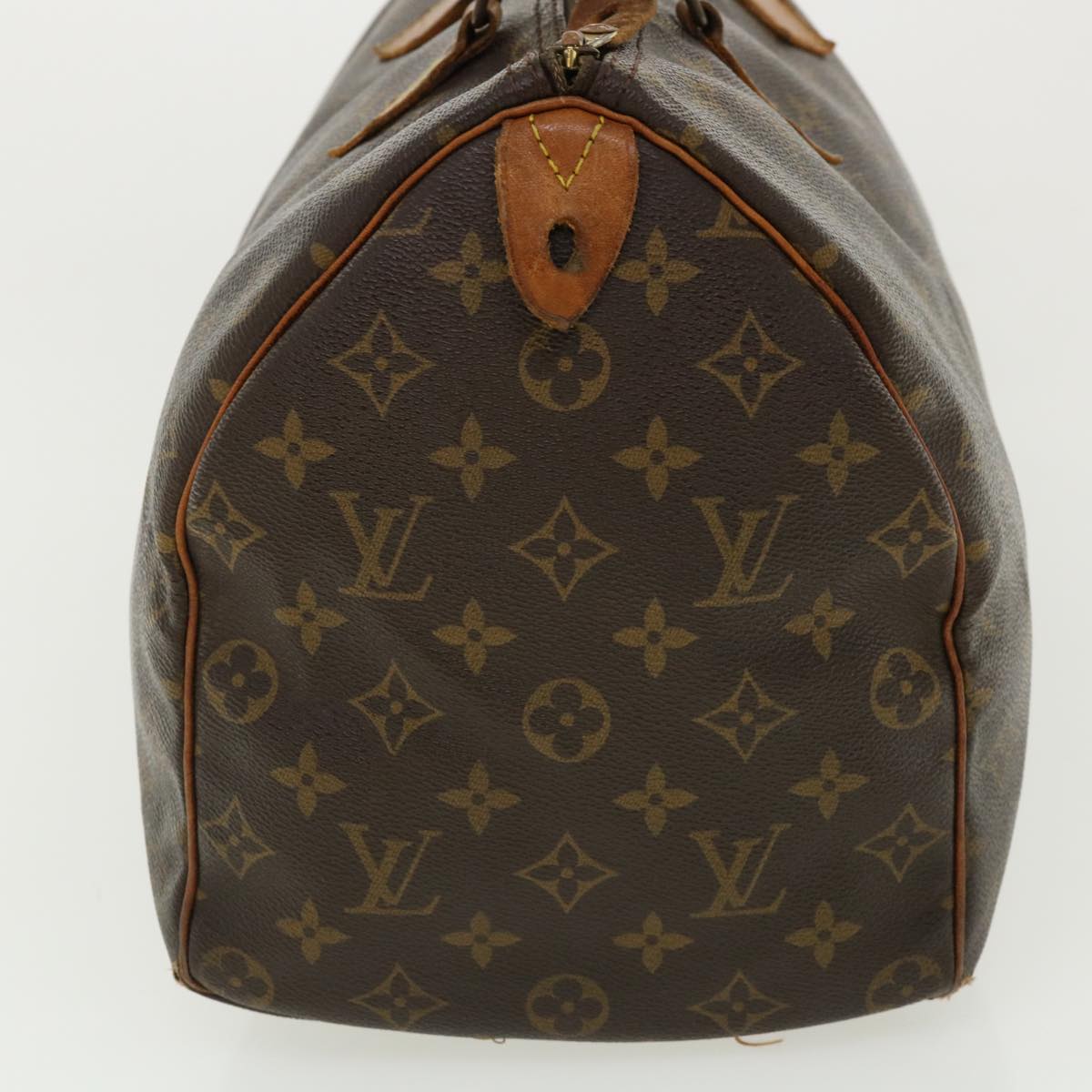 LOUIS VUITTON Monogram Speedy 35 Hand Bag M41524 LV Auth 36116