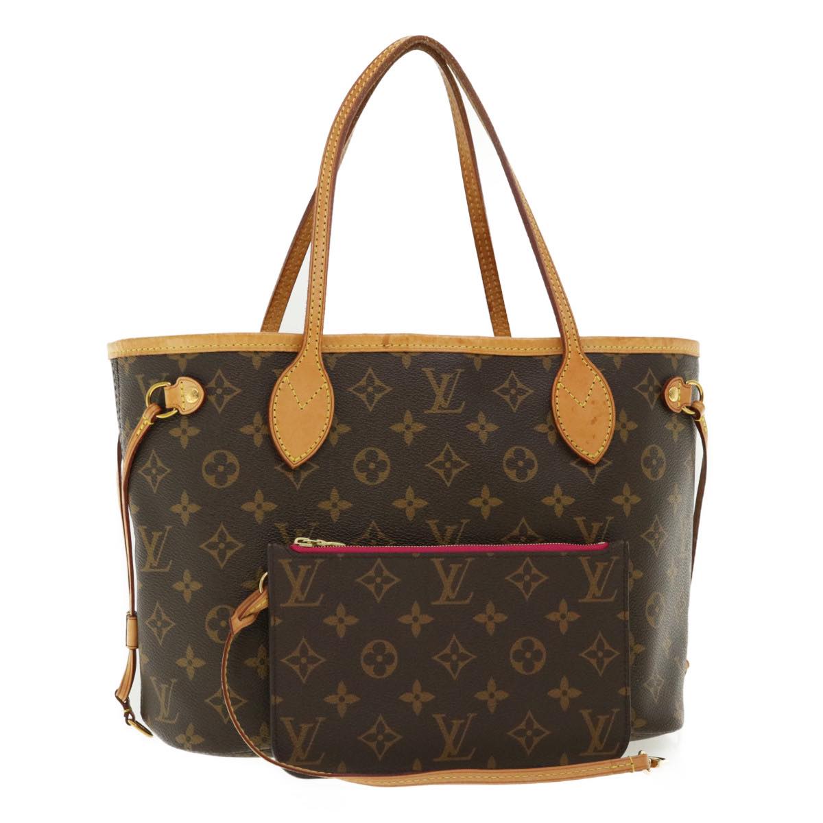 LOUIS VUITTON Monogram Neverfull PM Tote Bag M40155 LV Auth 36130