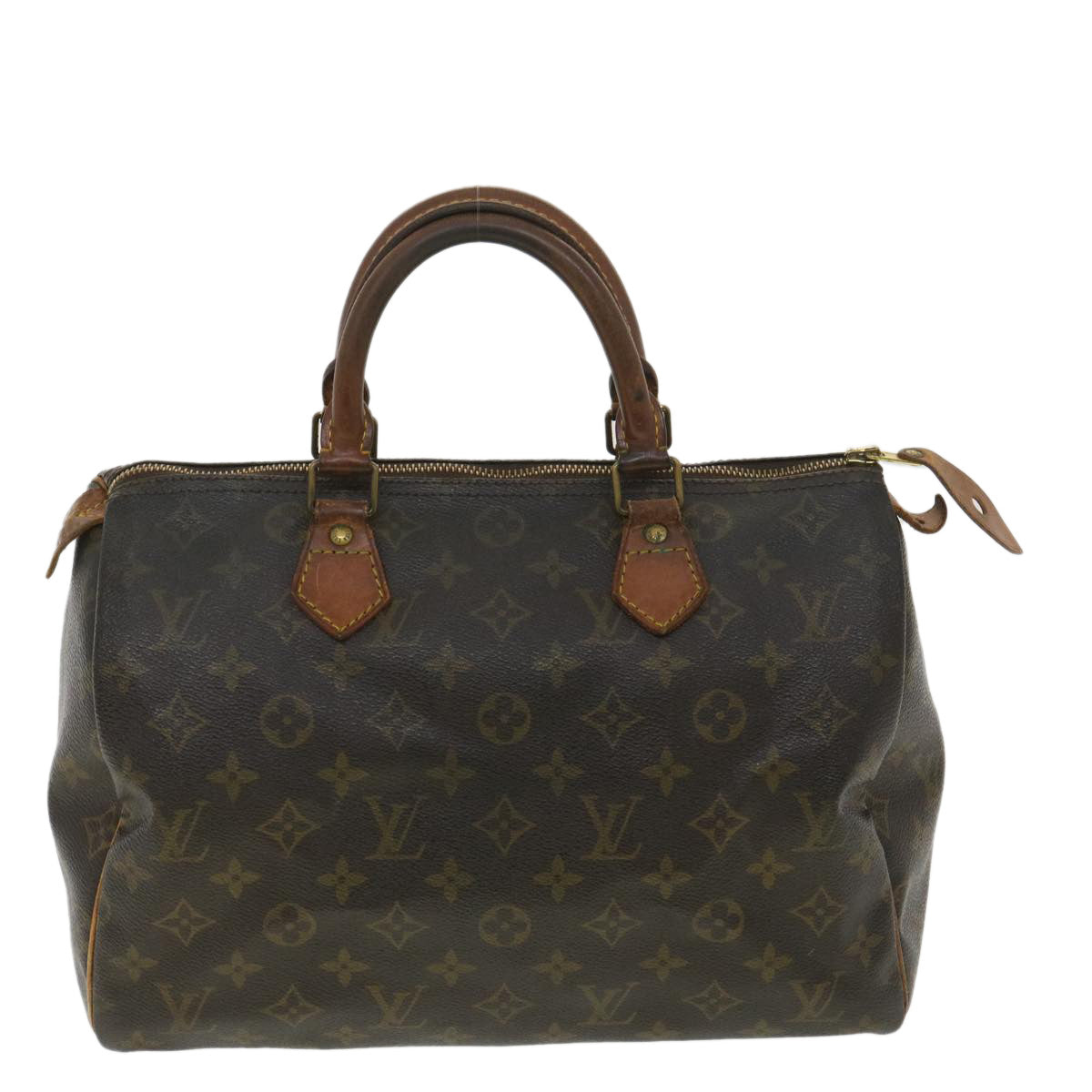 LOUIS VUITTON Monogram Speedy 30 Hand Bag M41526 LV Auth 36131