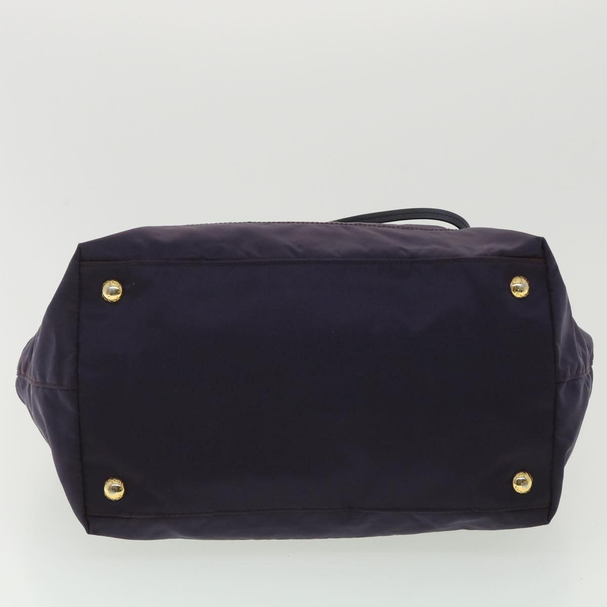 PRADA Hand Bag Nylon 2way Purple Auth 36137
