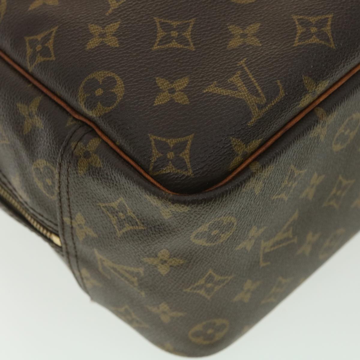 LOUIS VUITTON Monogram Deauville Hand Bag M47270 LV Auth 36141