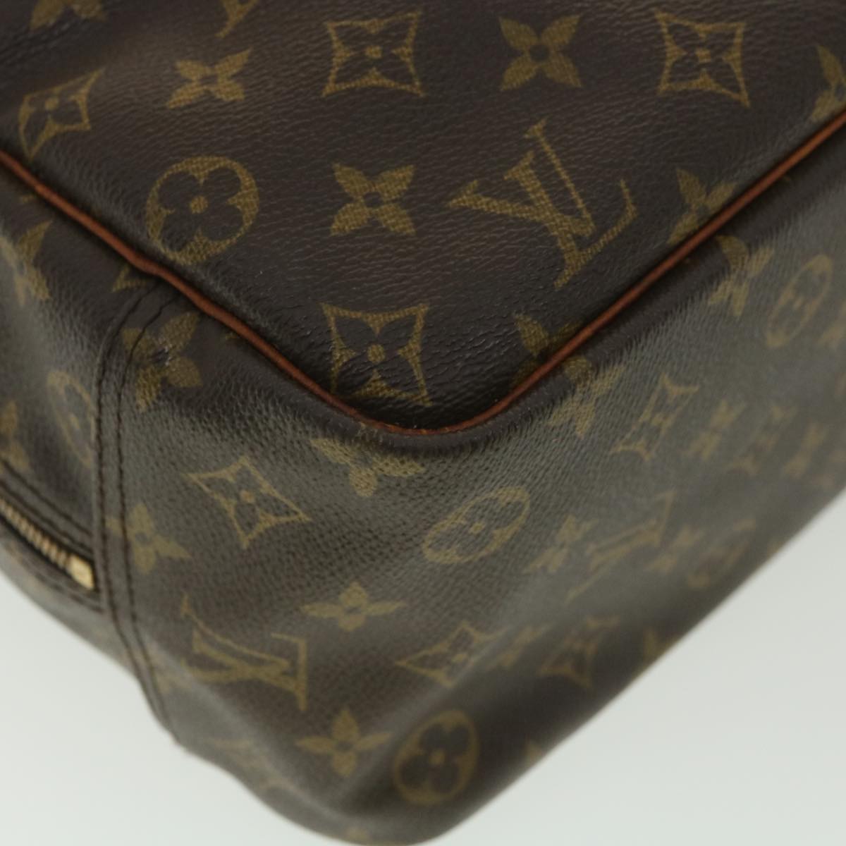 LOUIS VUITTON Monogram Deauville Hand Bag M47270 LV Auth 36141