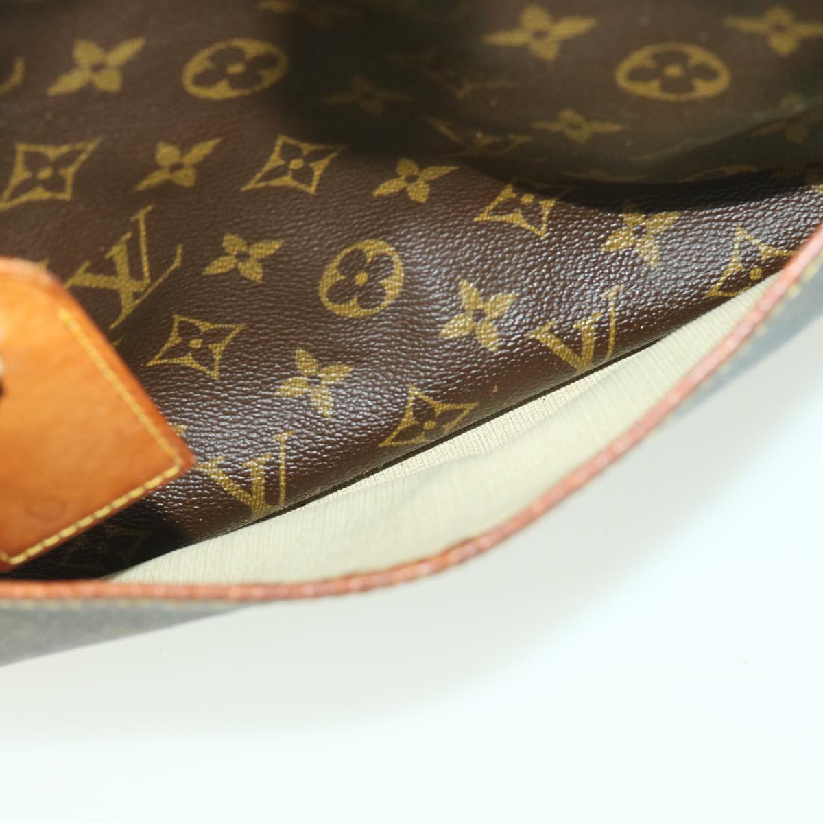 LOUIS VUITTON Monogram Deauville Hand Bag M47270 LV Auth 36141