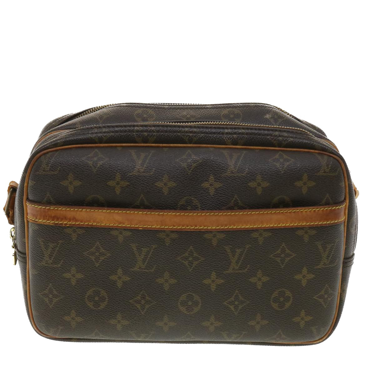 LOUIS VUITTON Monogram Reporter PM Shoulder Bag M45254 LV Auth 36146