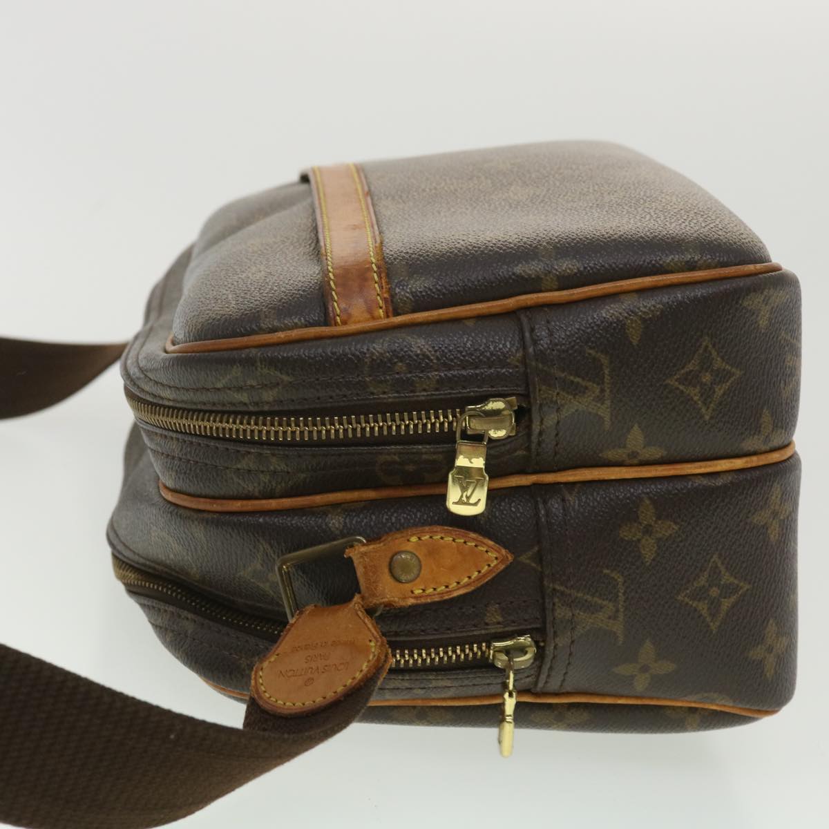 LOUIS VUITTON Monogram Reporter PM Shoulder Bag M45254 LV Auth 36146