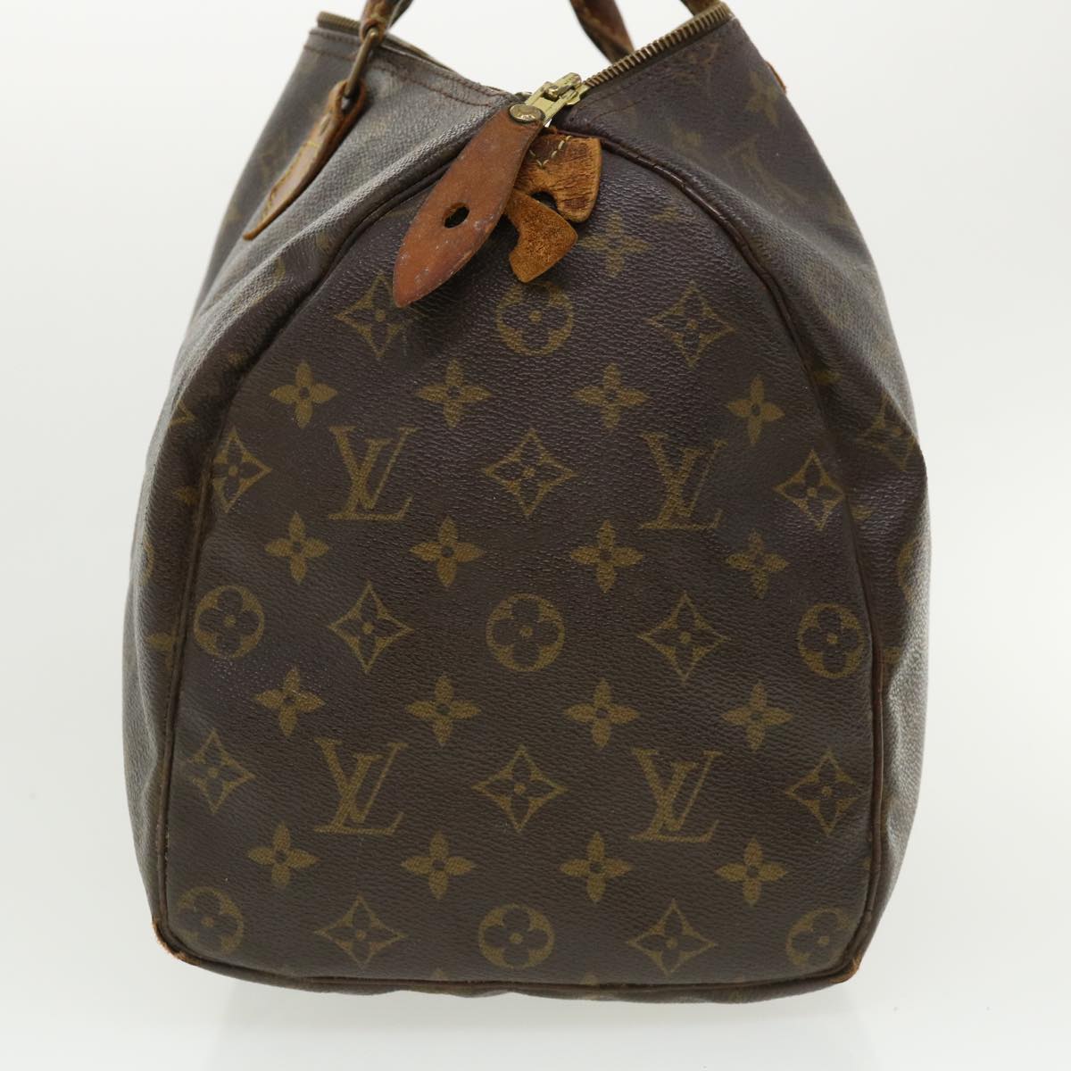 LOUIS VUITTON Monogram Speedy 35 Hand Bag M41524 LV Auth 36186