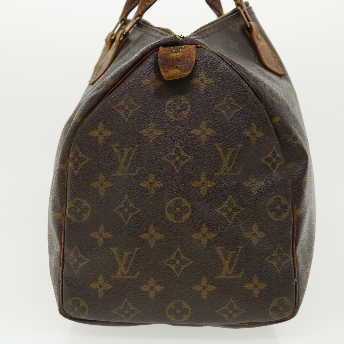 LOUIS VUITTON Monogram Speedy 35 Hand Bag M41524 LV Auth 36186