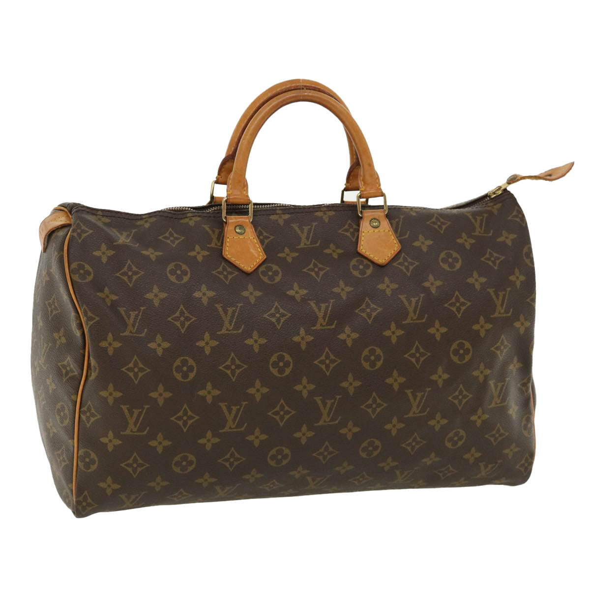 LOUIS VUITTON Monogram Speedy 40 Hand Bag M41522 LV Auth 36198